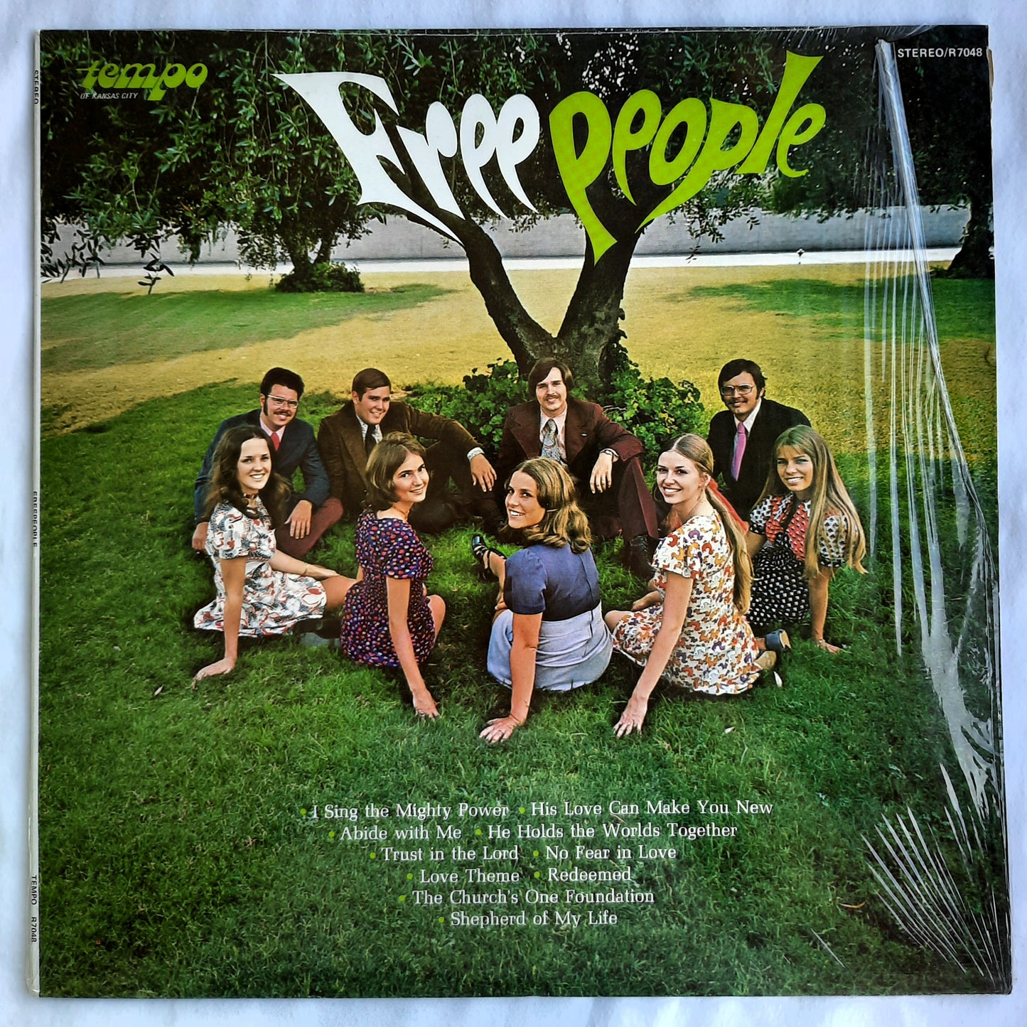 Tempo of Kansas City Free People Christian LP Vinyl Record (R7048, Very Good, 1973, Impact Records)