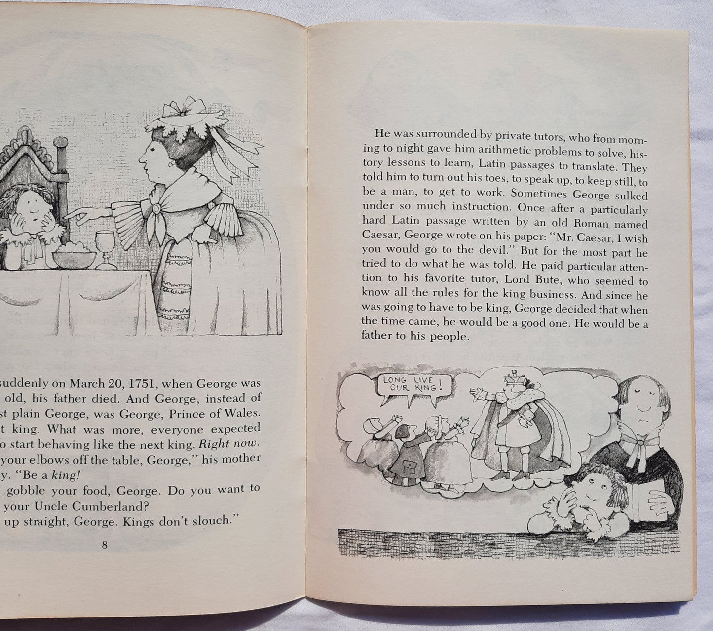 Can't You Make Them Behave King George? by Jean Fritz (Very good, 1987, Pbk, 48 pages, Scholastic)