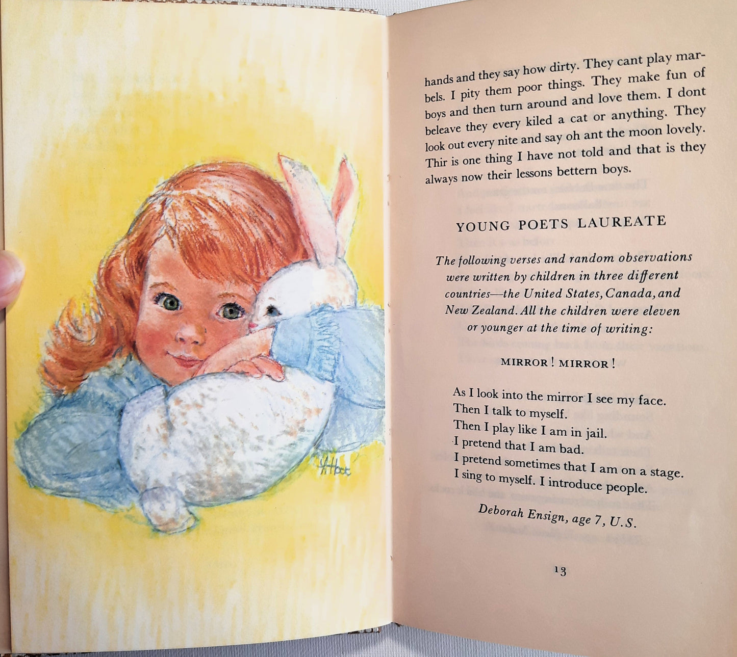 The World of Children: The Pleasures of Childhood in Favorite Writings edited by William Garvin (Very good, 1970, HC, 61 pages, Hallmark Editions)