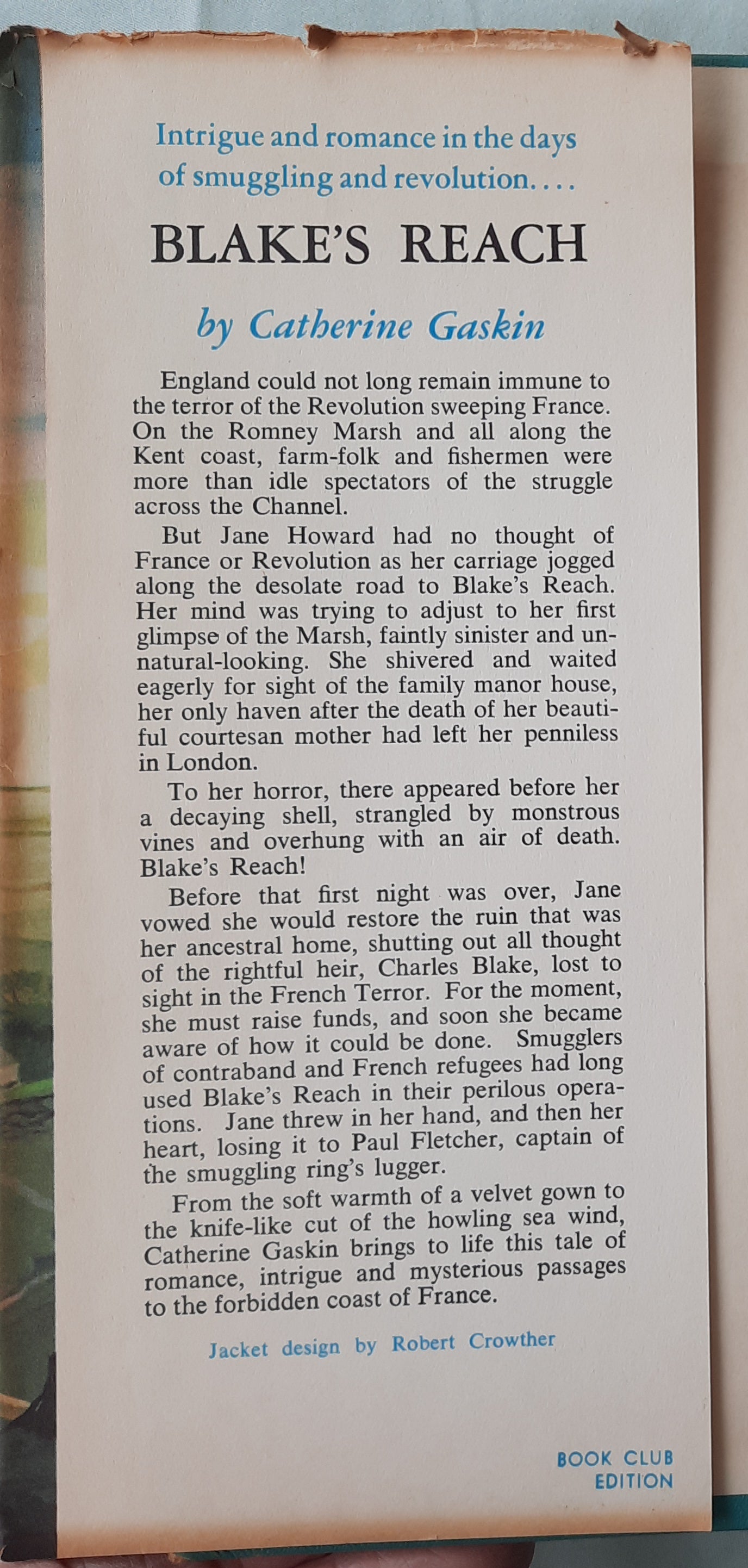Blake's Reach by Catherine Gaskin (Good, 1958, HC, 315 pages, J.B. Lippincott Company)