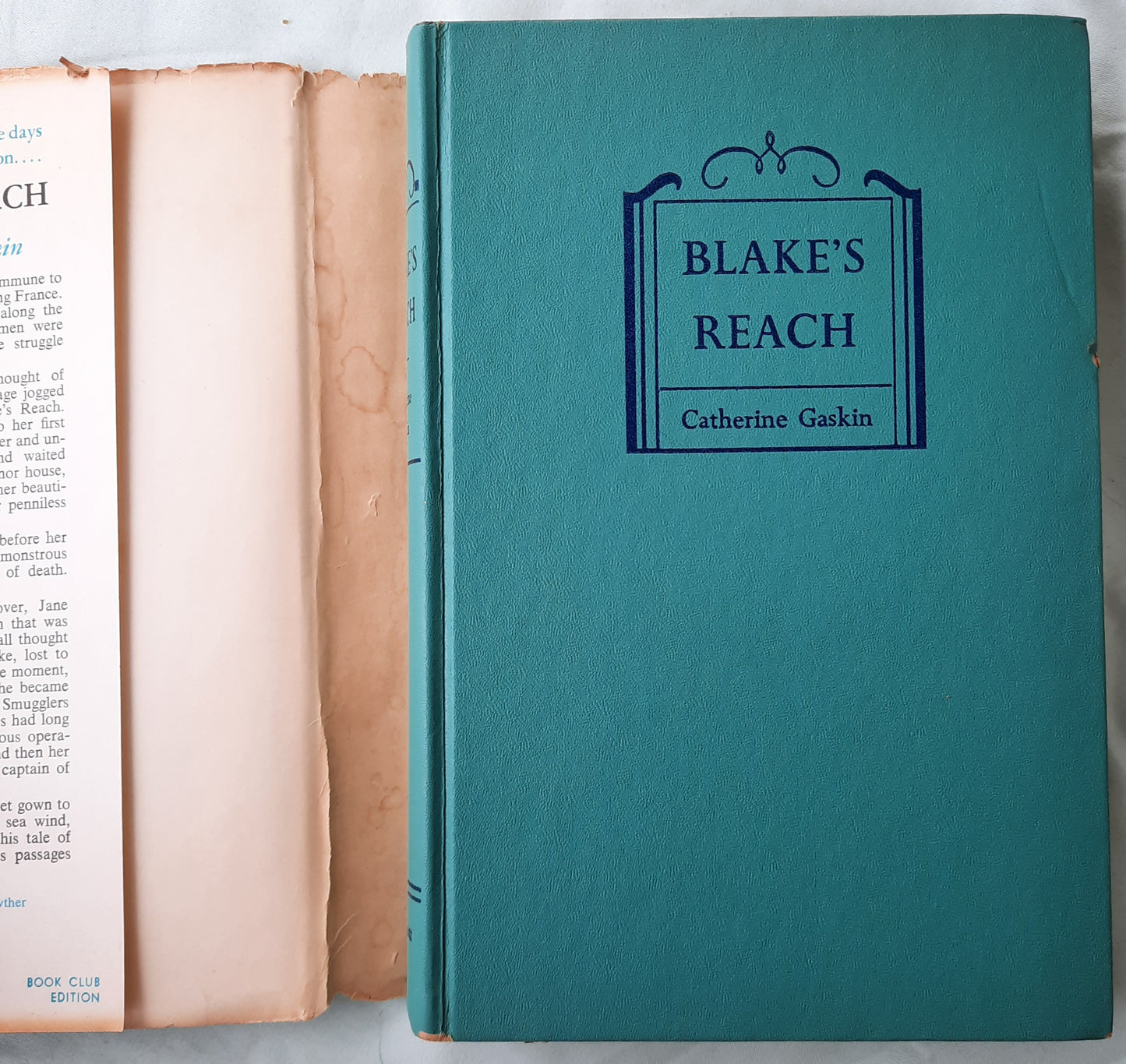 Blake's Reach by Catherine Gaskin (Good, 1958, HC, 315 pages, J.B. Lippincott Company)