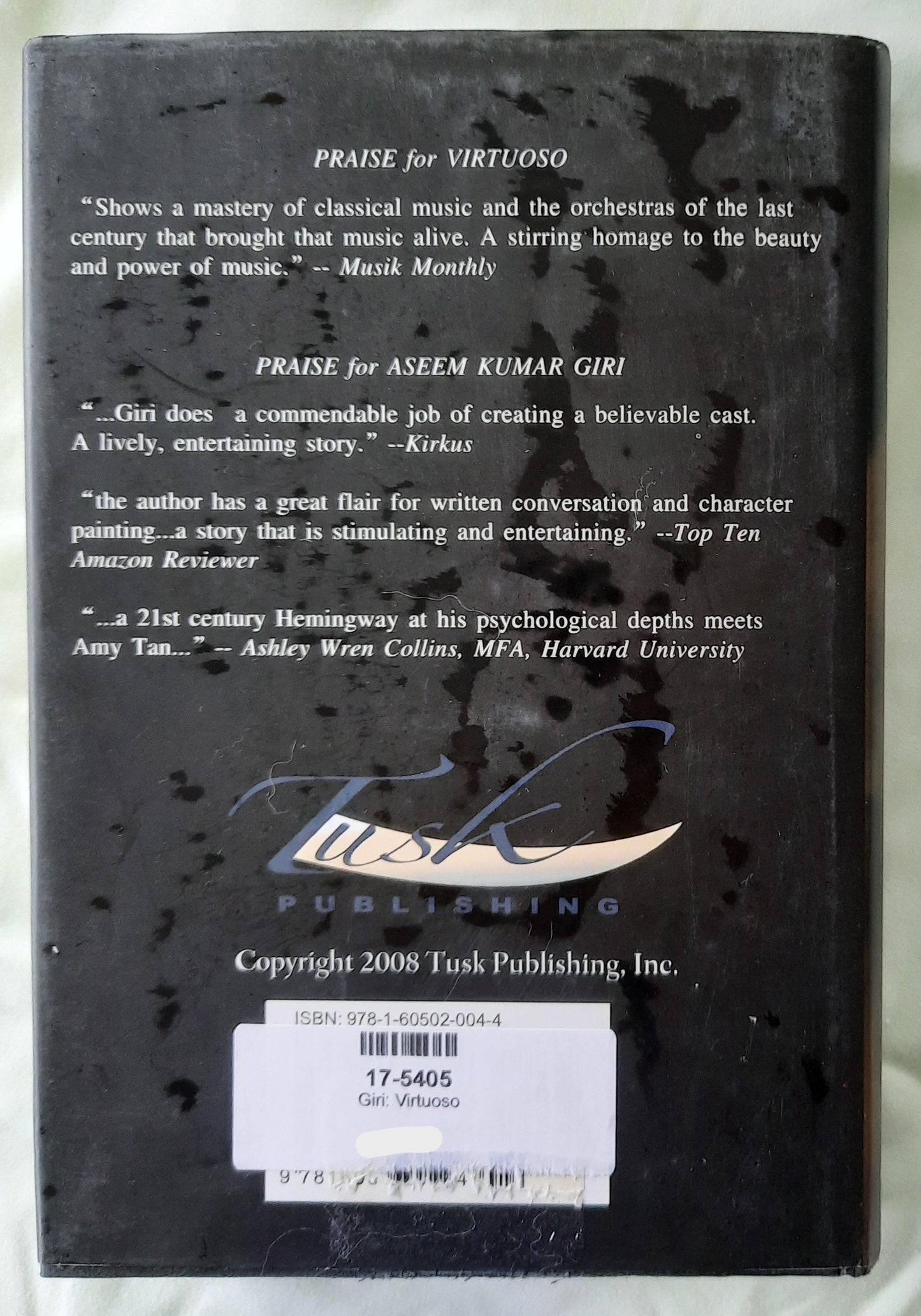 Virtuoso by Aseem Kumar Giri (Very good, 2008, HC, 266 pages, Tusk Publishing)