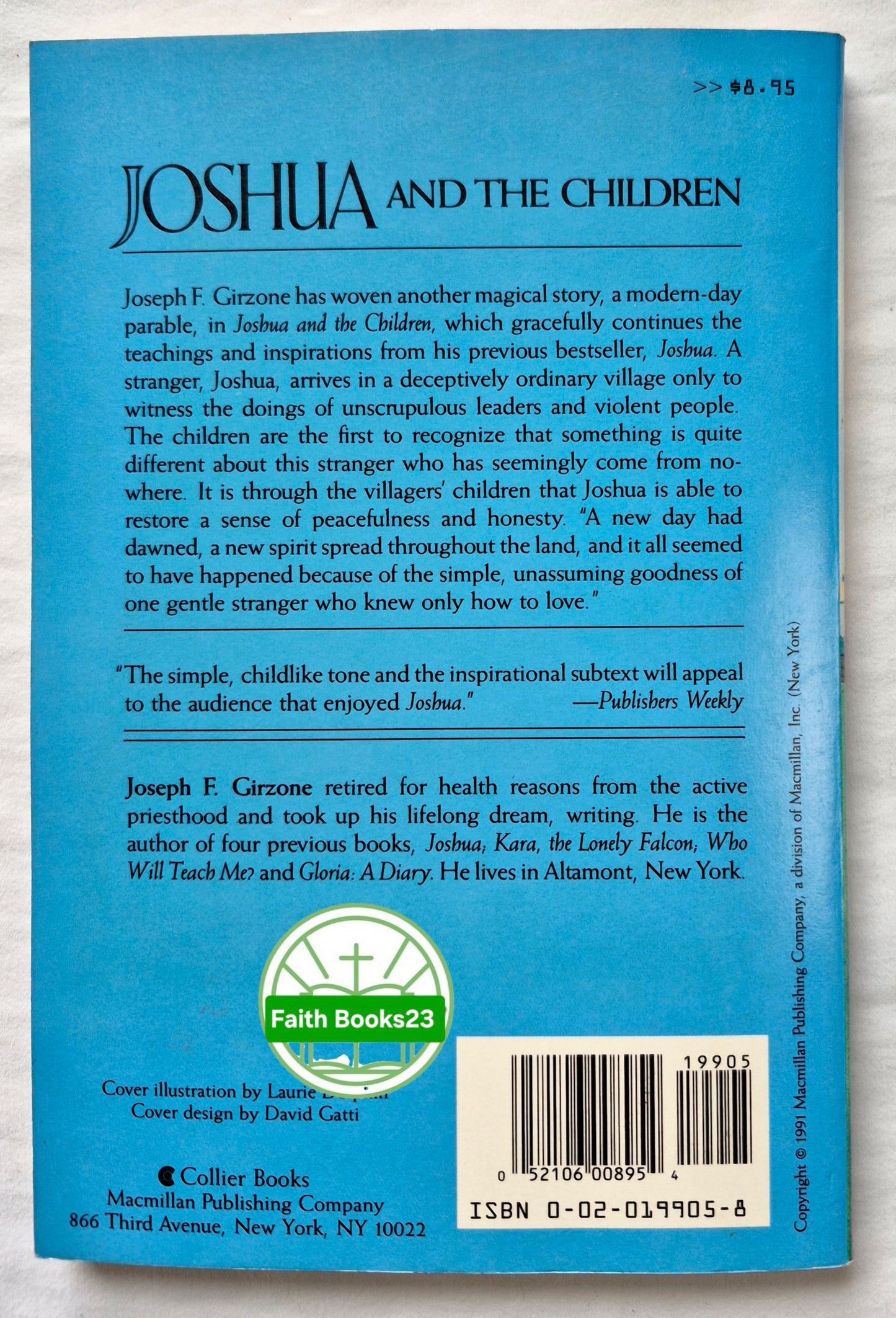 Joshua und die Kinder von Joseph E. Girzone (Sehr gut, 1991, Taschenbuch, 224 Seiten, Collier Books)