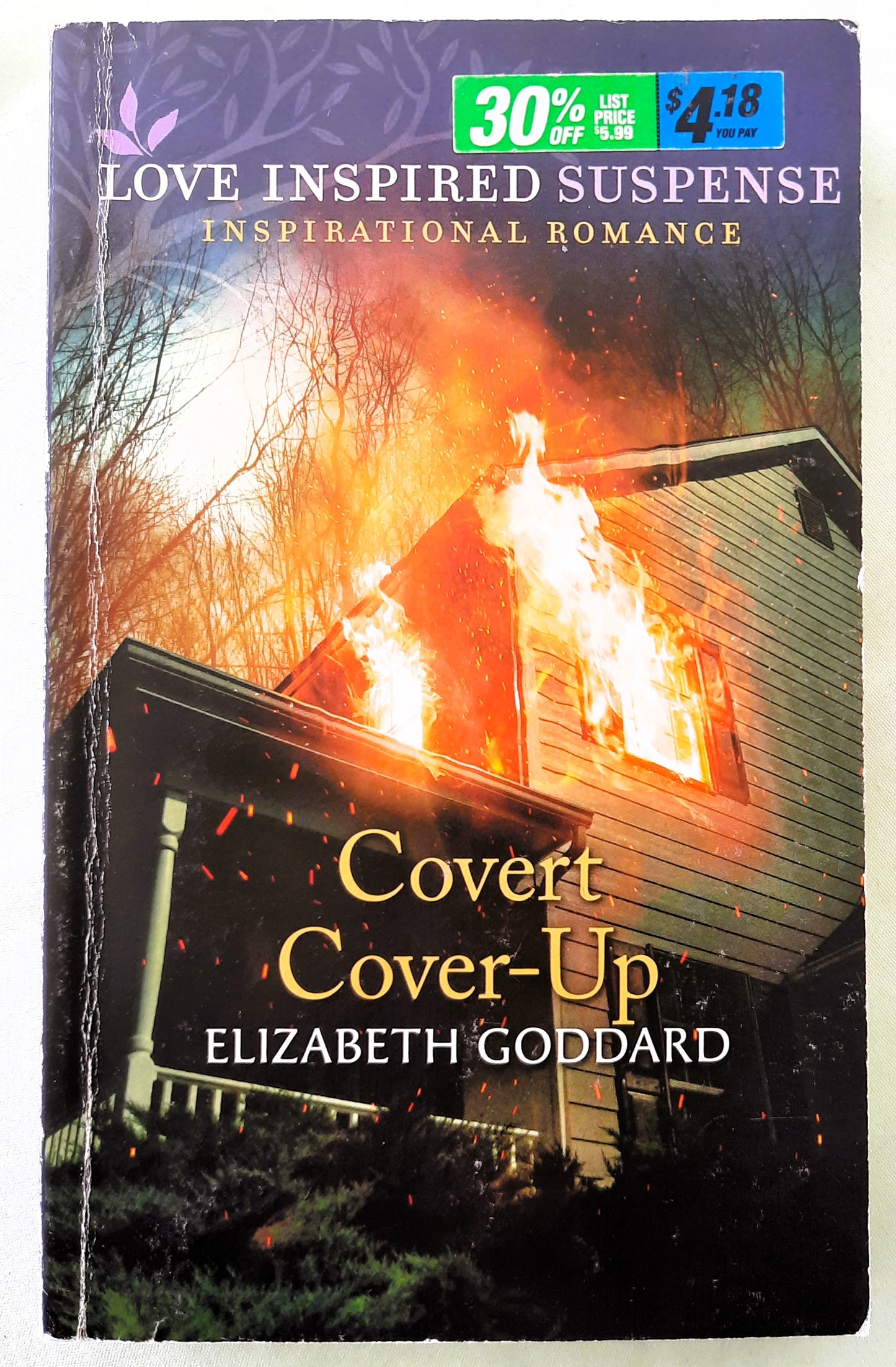 Covert Cover-Up by Elizabeth Goddard (Love Inspired Suspense, Good, 2020, Pbk, 218 pages, Harlequin)