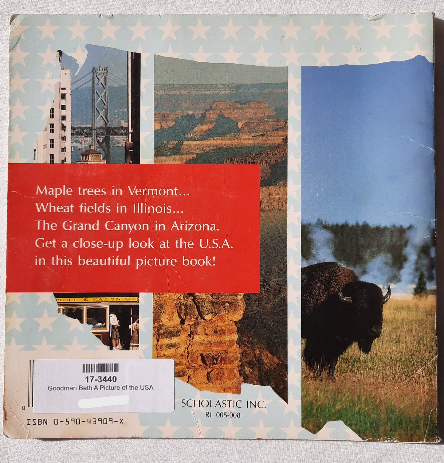 A Picture Book of the U.S.A. by Beth Goodman (Good, 1991, Pbk, 30 pages, Scholastic)