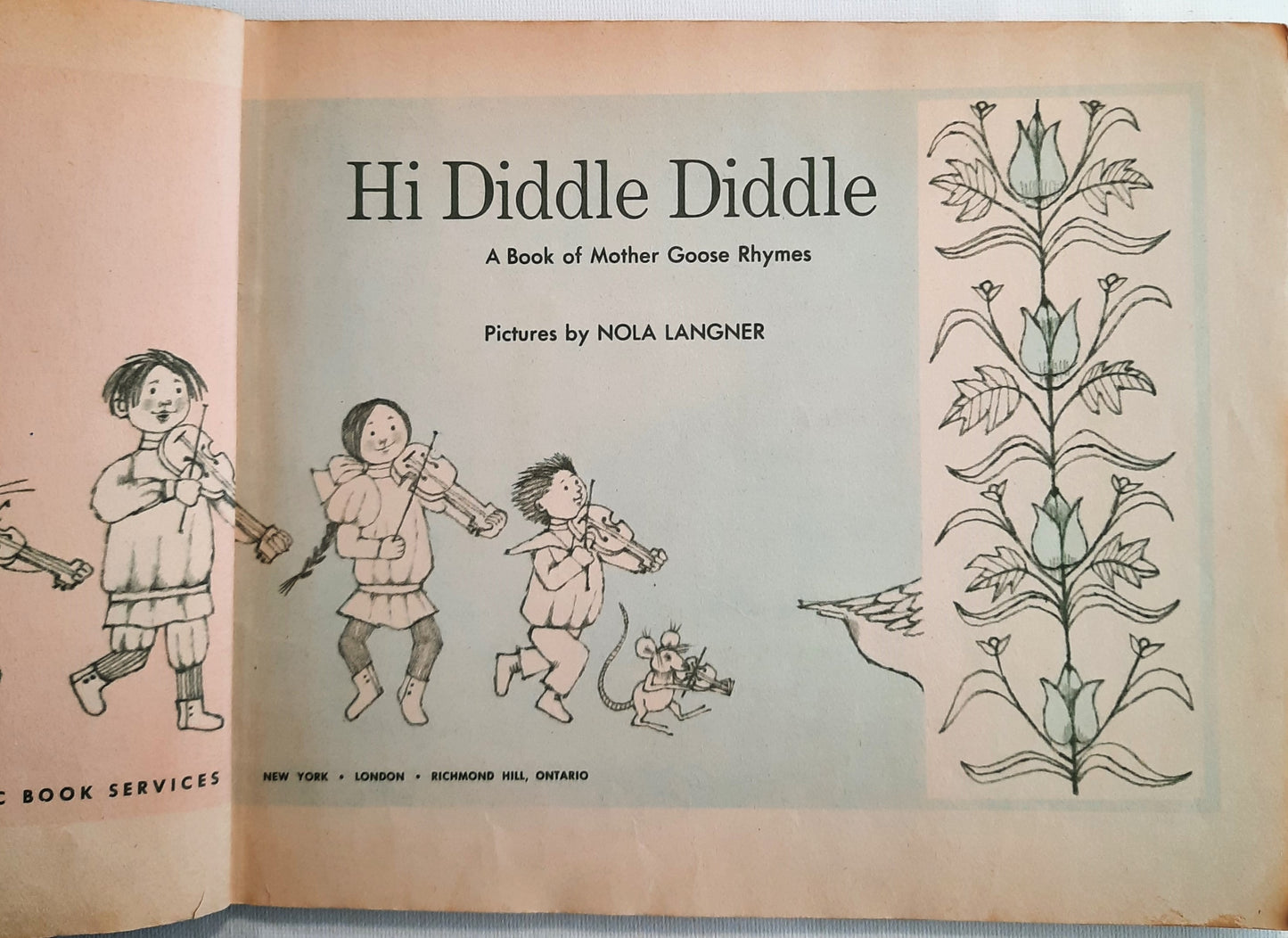 Hi Diddle Diddle by Mother Goose; Nola Langner (Good, 1966, Pbk, 48 pages, Scholastic)