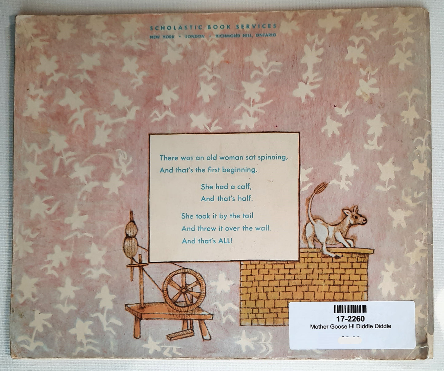 Hi Diddle Diddle by Mother Goose; Nola Langner (Good, 1966, Pbk, 48 pages, Scholastic)