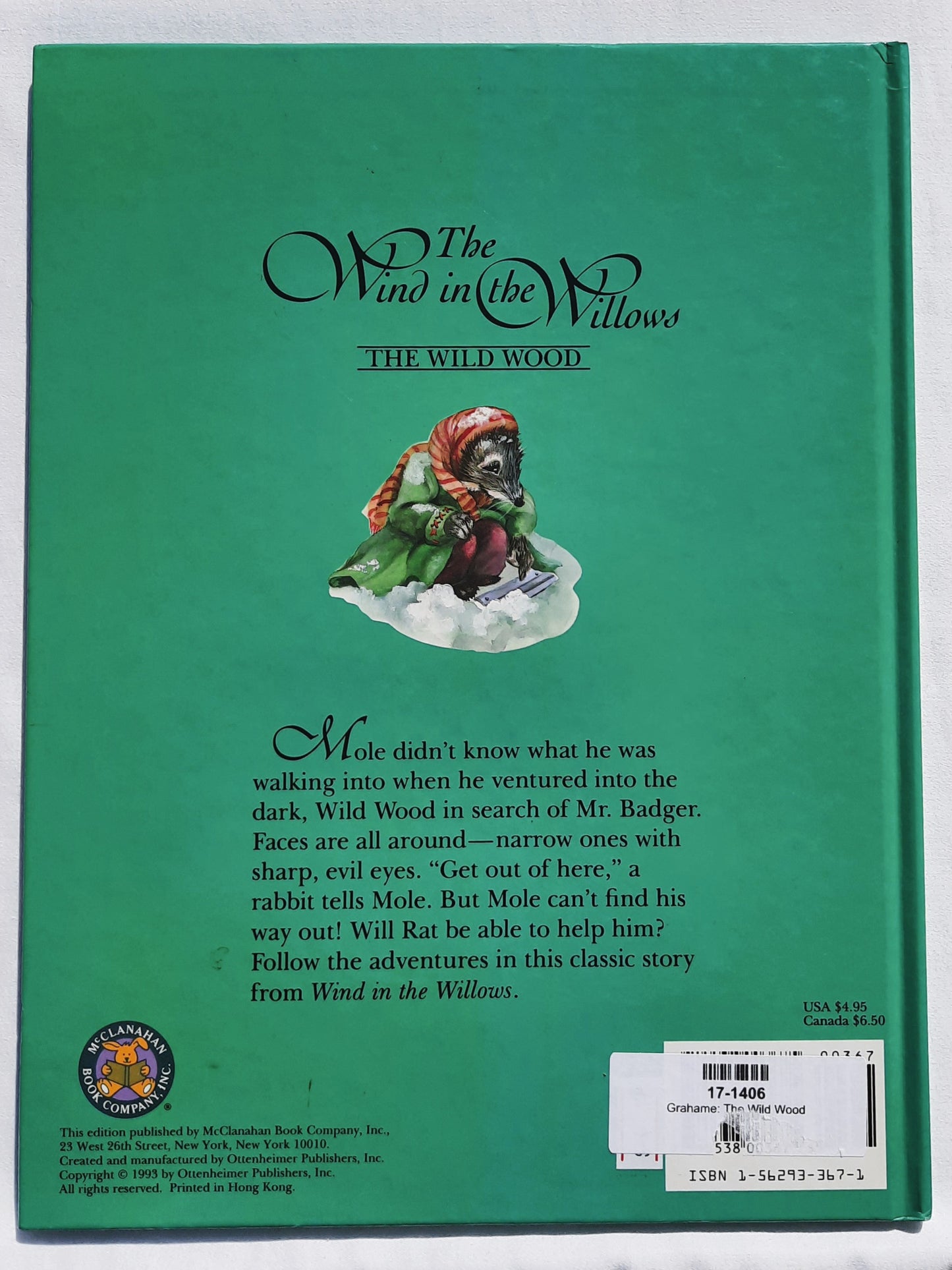 The Wind in the Willows: The Wild Wood by Kenneth Grahame; Andrea Leach (Good, 1992, HC, 156 pages, McClanahan)