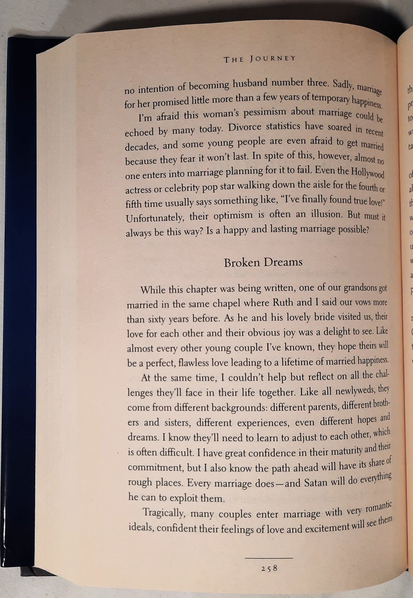 The Journey: How to Live by Faith in an Uncertain World by Billy Graham (Very good, 2006, HC, 312 pages, W Publishing Group)