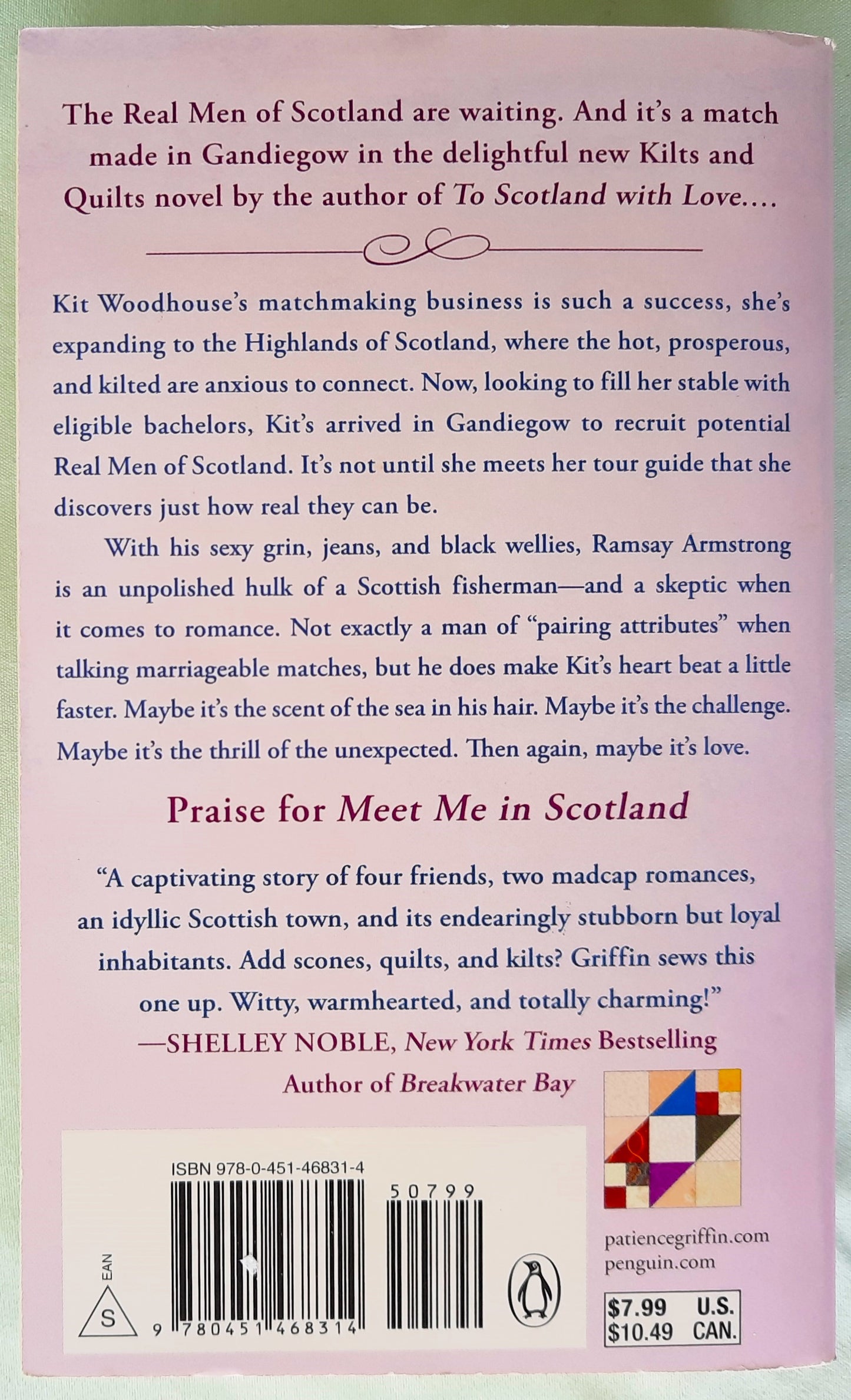 Some Like It Scottish by Patience Griffin (Kilts & Quilts #3, Very good, 2015, Pbk, 371 pages, Signet Eclipse)