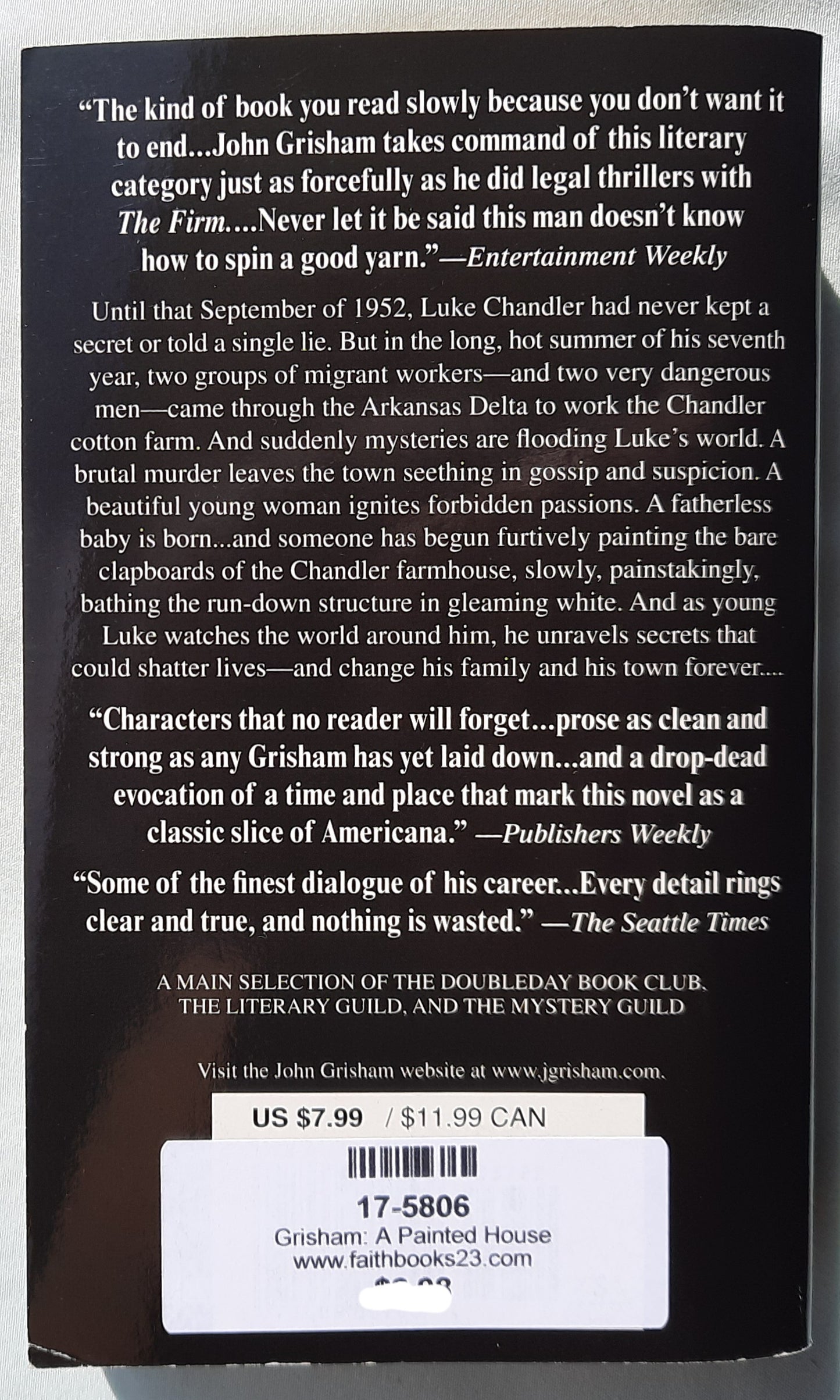 Das bemalte Haus von John Grisham (Sehr gut, 2002, Taschenbuch, 465 Seiten, Dell Publishing)