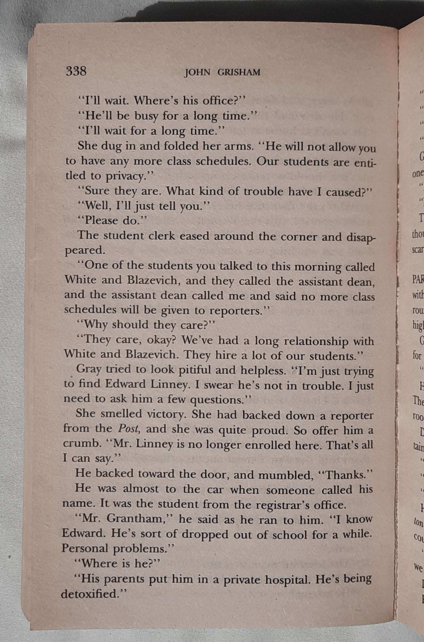 The Pelican Brief by John Grisham (Good, 1993, Pbk, 436 pages, Island Books)