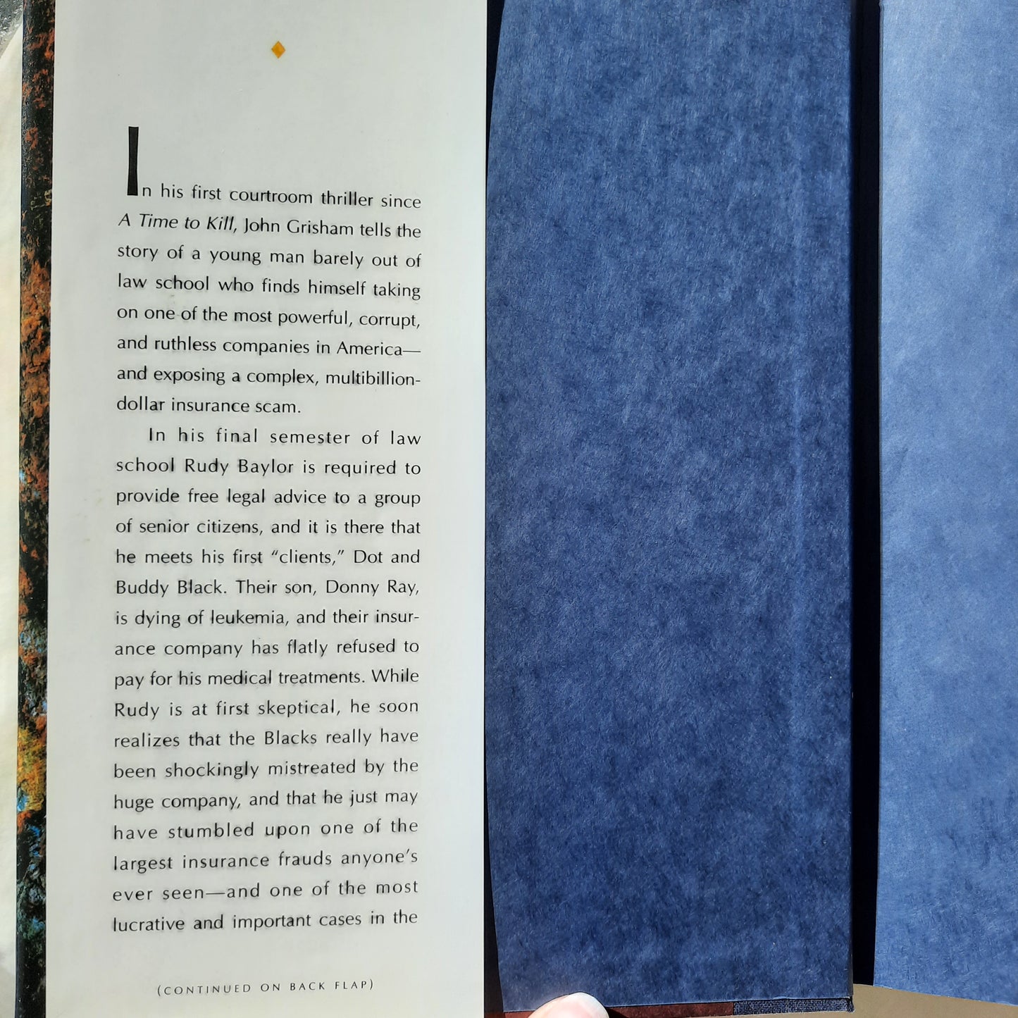 The Rainmaker by John Grisham (Very good, 1995, HC, 448 pages, Doubleday)