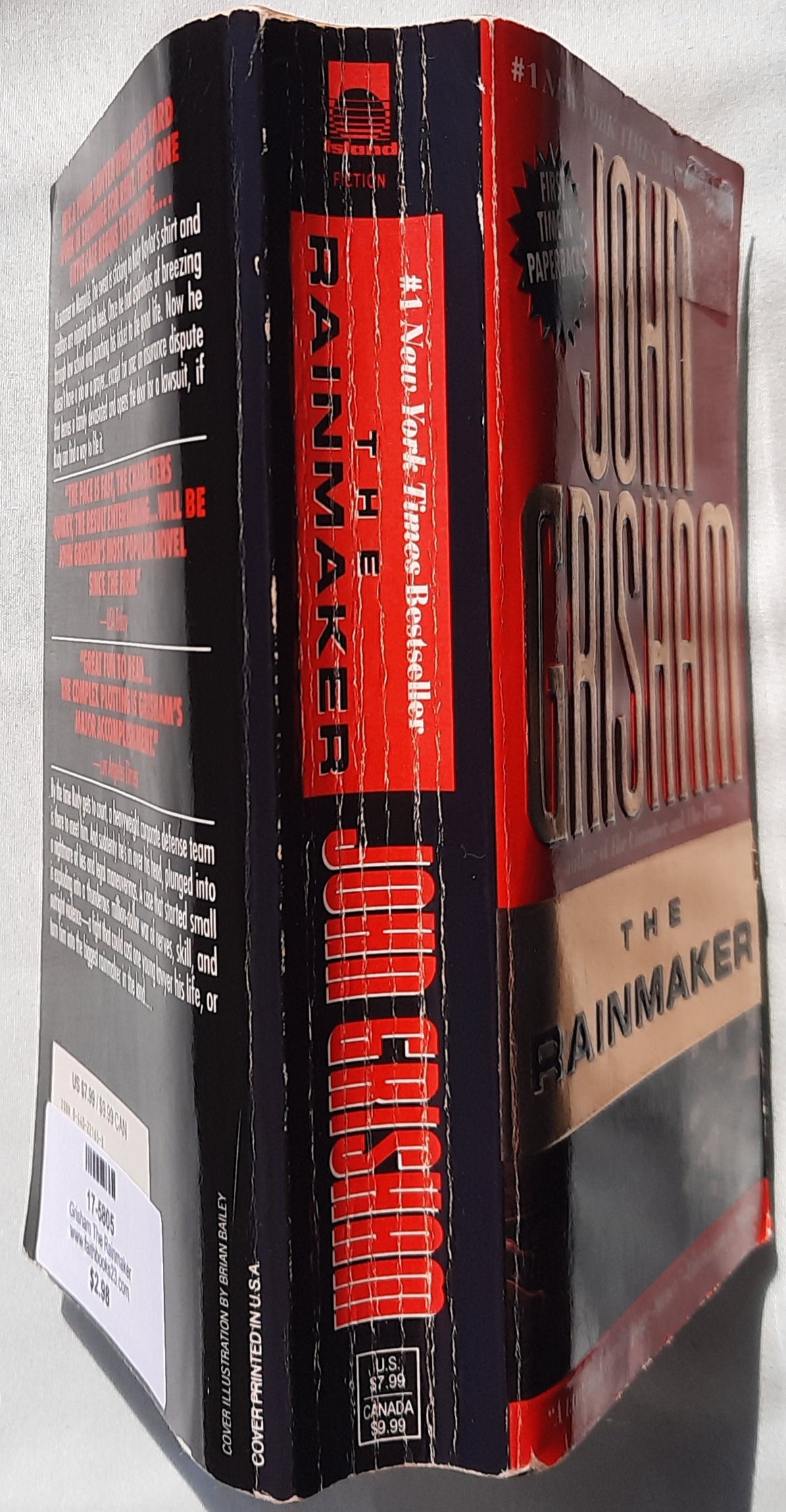The Rainmaker by John Grisham (Good, 1995, Pbk, 598 pages, Island Books)