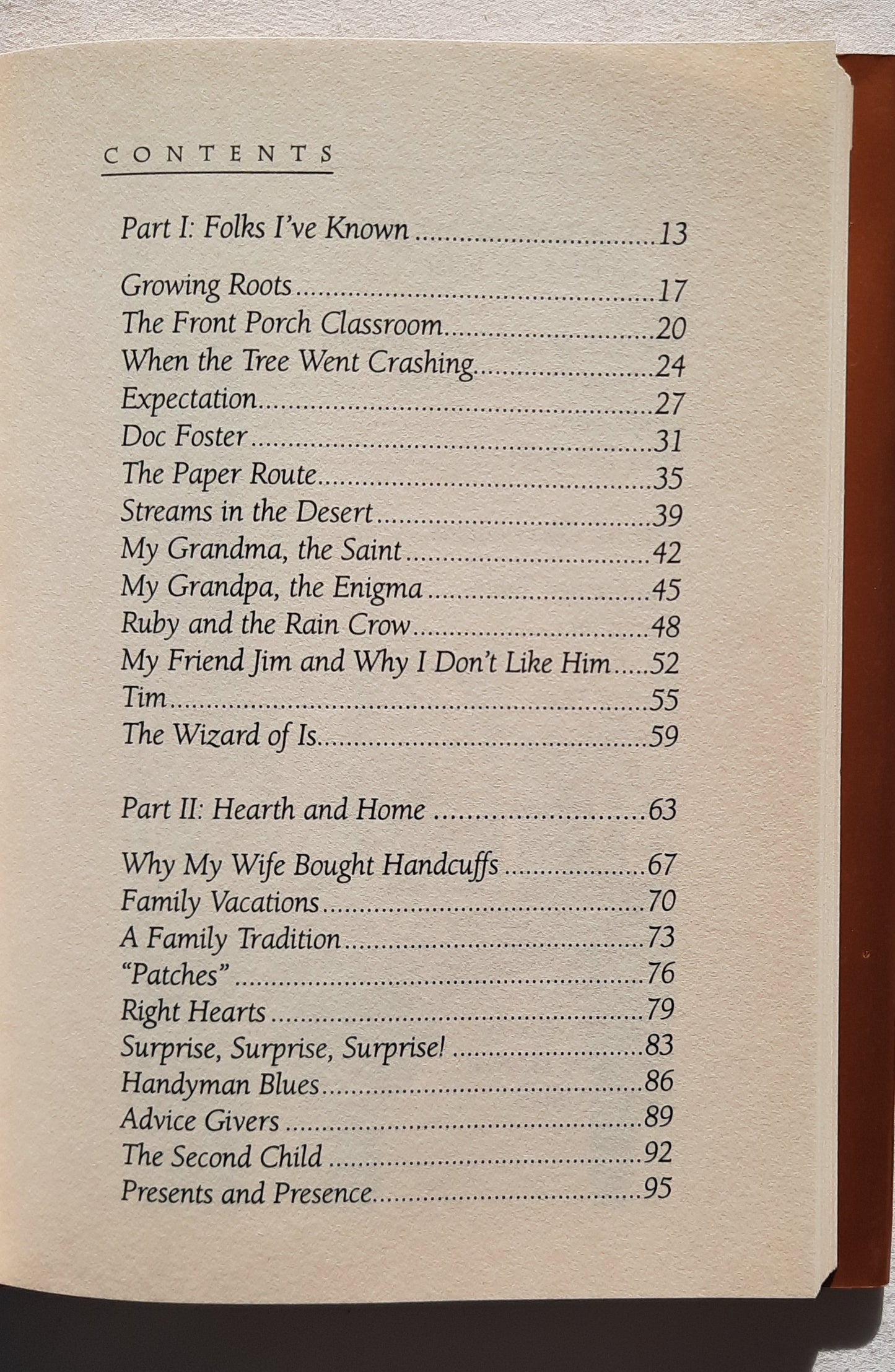 Front Porch Tales: Stories of Family, Faith, Laughter and Love by Philip Gulley (Very good, 1997, HC, 174 pages, Multnomah)