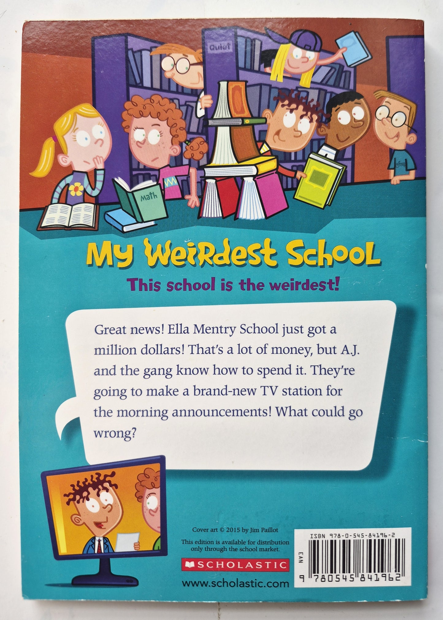 Ms. Cuddy Is Nutty! by Dan Gutman; Jim Paillot (My Weirdest School #2, Very good, 2015, Pbk, 106 pages, Scholastic)
