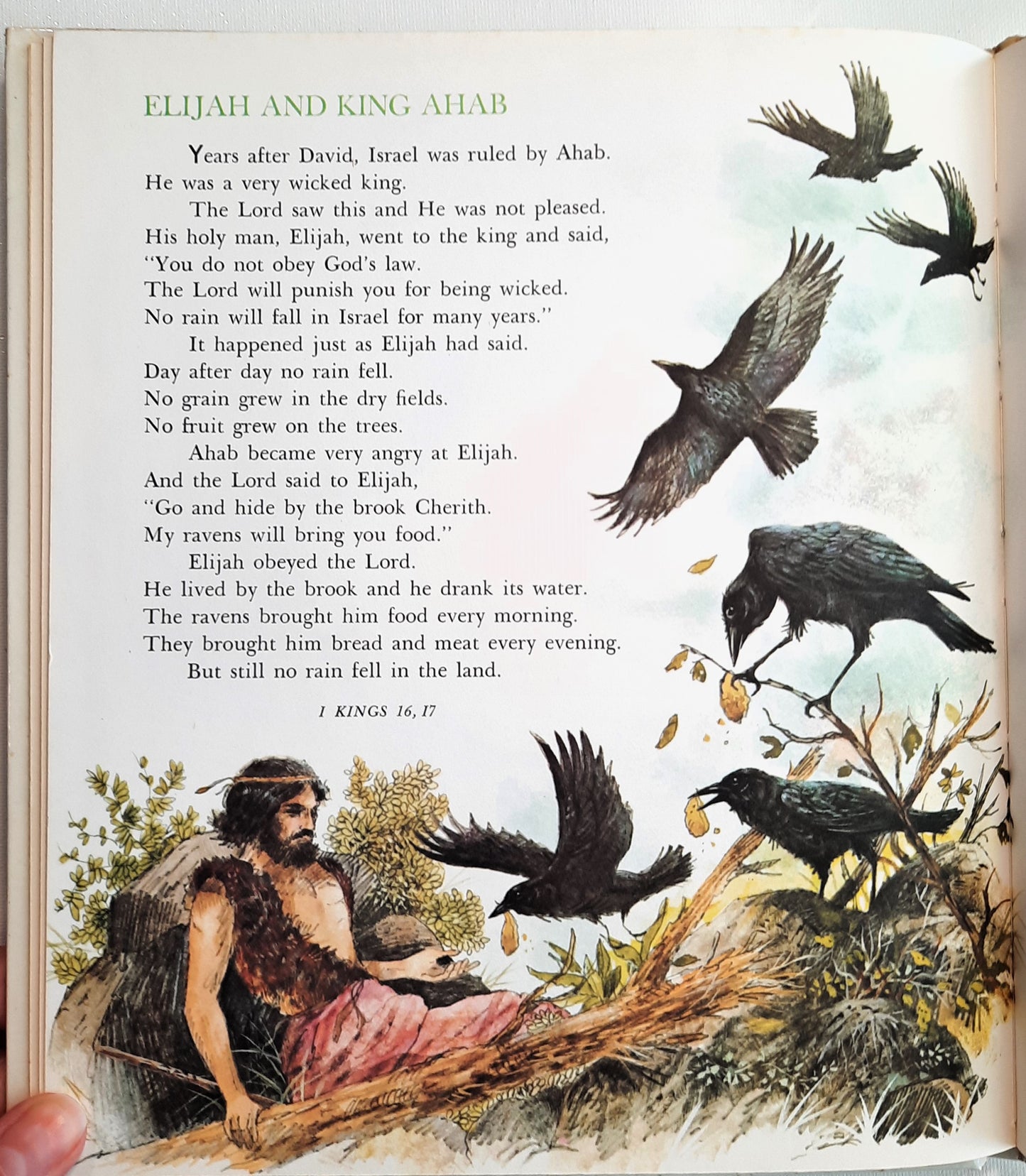 Children's Bible Stories from the Old Testament retold by Ruth Hannon; Joe Giordano (Very good, 1978, HC, 45 pages, Western Publishing Co.)