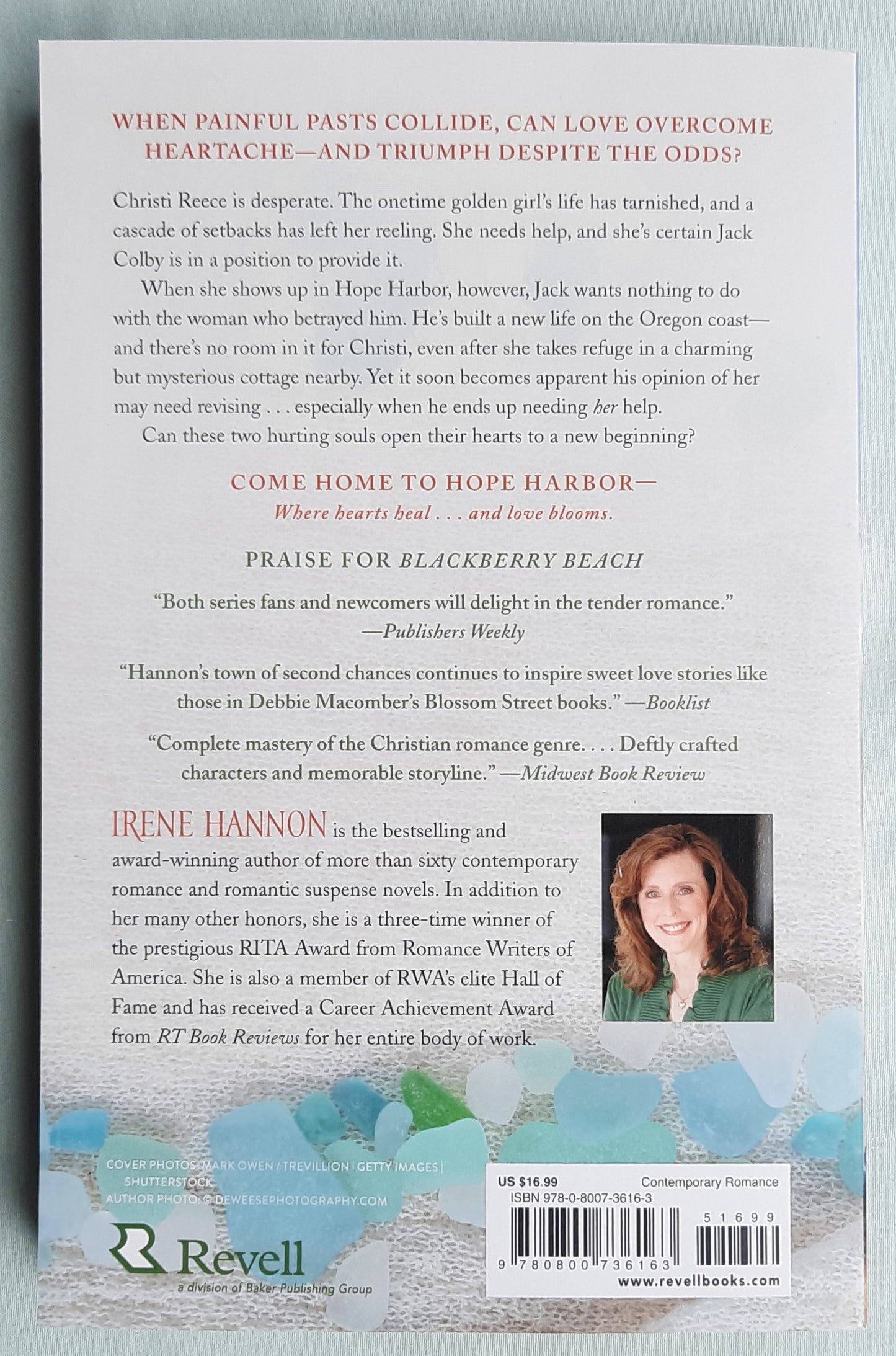 Sea Glass Cottage by Irene Hannon (Hope Harbor #8, New, 2022, Pbk, 341 pages, Revell)