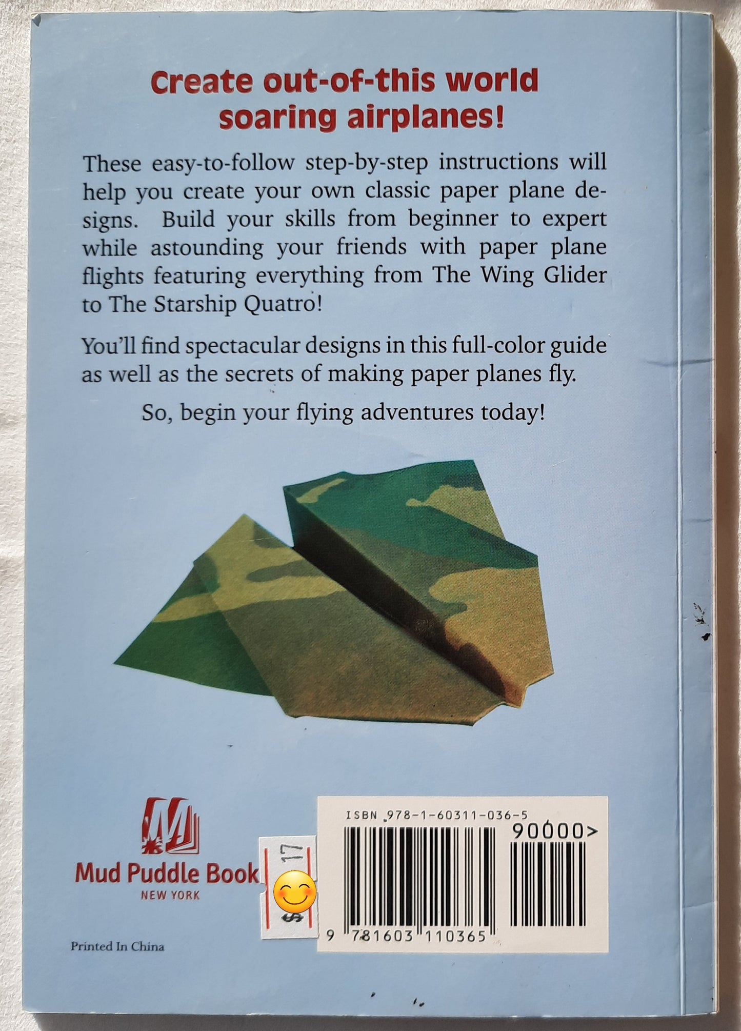 Paper Planes by Brandon Hansen (Very Good, 2010, Pbk, 48 pages, Mud Puddle)