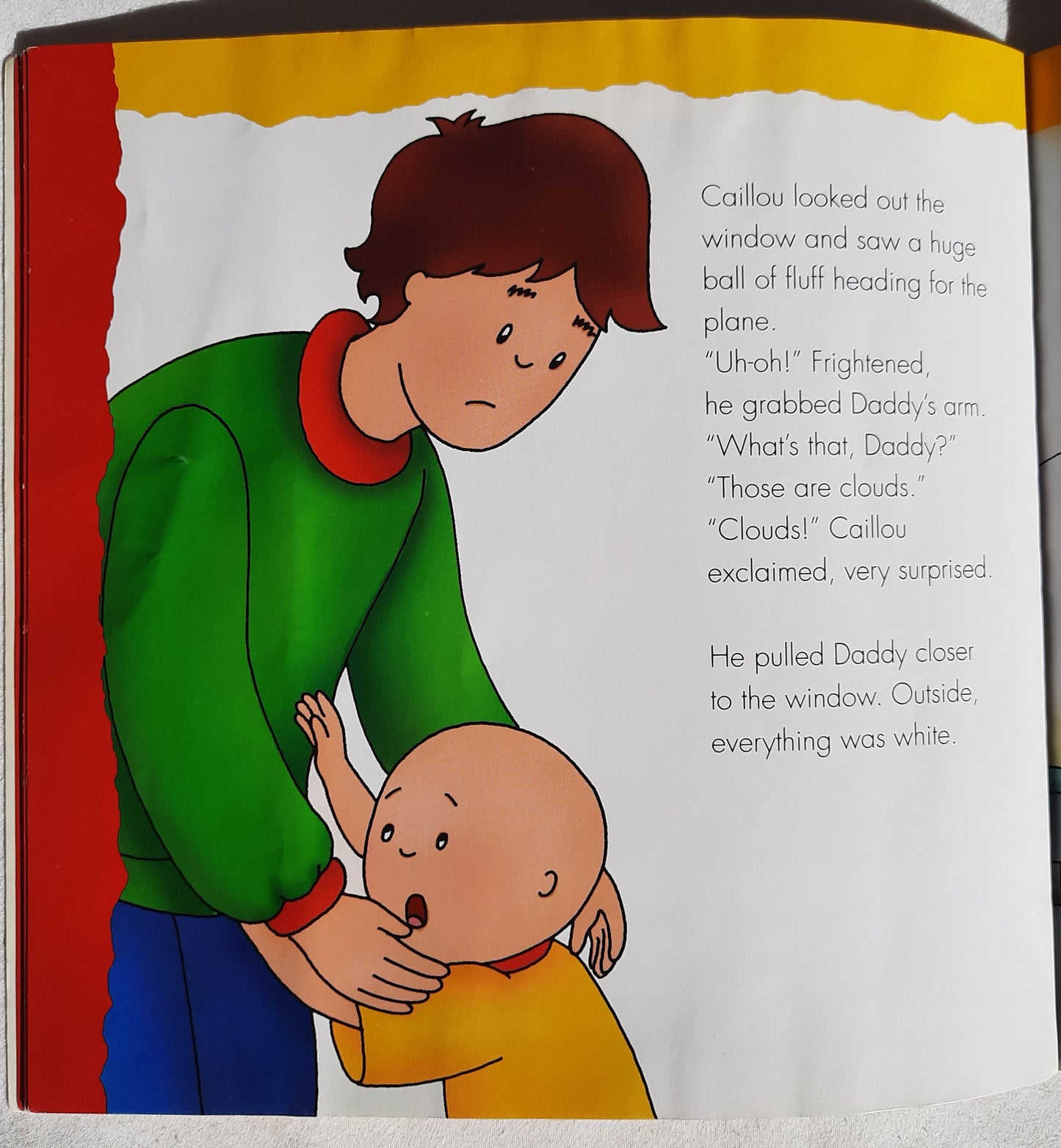 Caillou Rides on a Plane by Roger Harvey (Good, 2000, Pbk, 22 pages, Chouette Publishing)