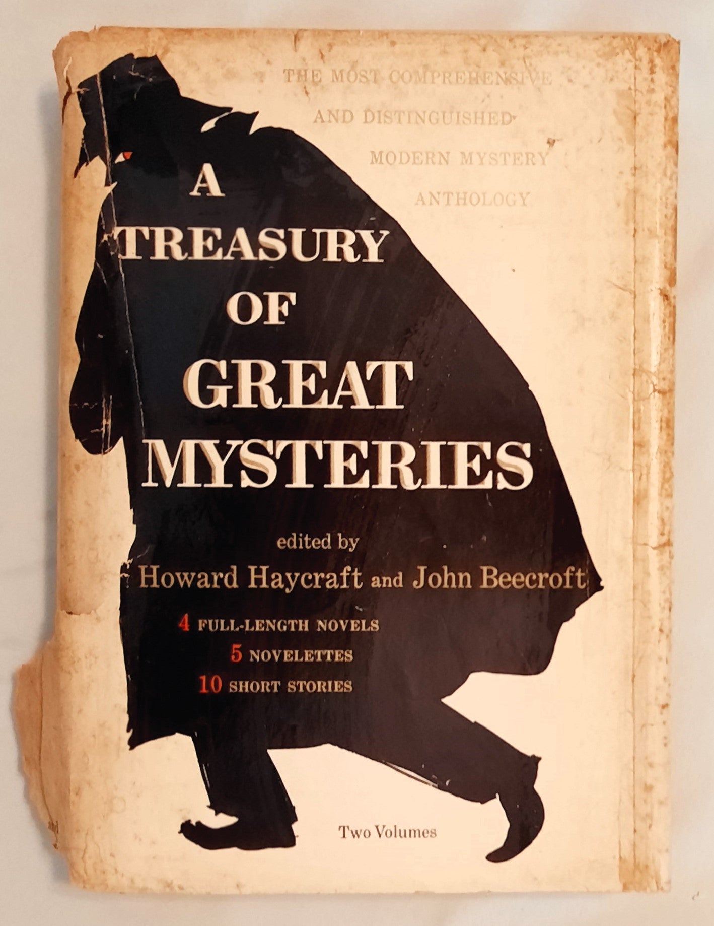 A Treasury of Great Mysteries Volume 2 edited by Howard Haycraft; John Beecroft (Good, 1957, HC, 576 pages, Simon & Schuster)