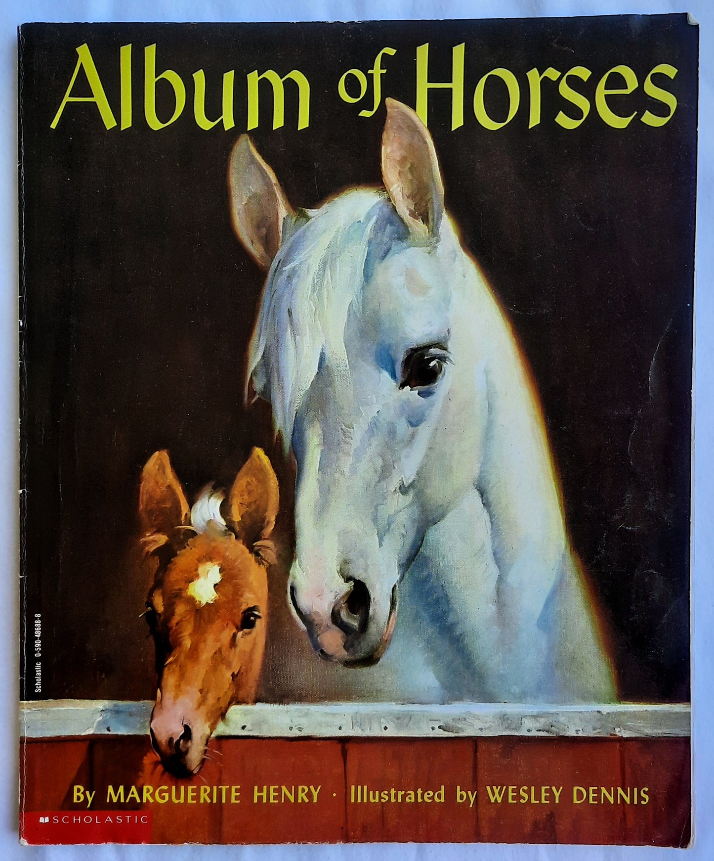 Album of Horses by Marguerite Henry; Wesley Dennis (Very good, 1994, Pbk, 110 pages, Scholastic)