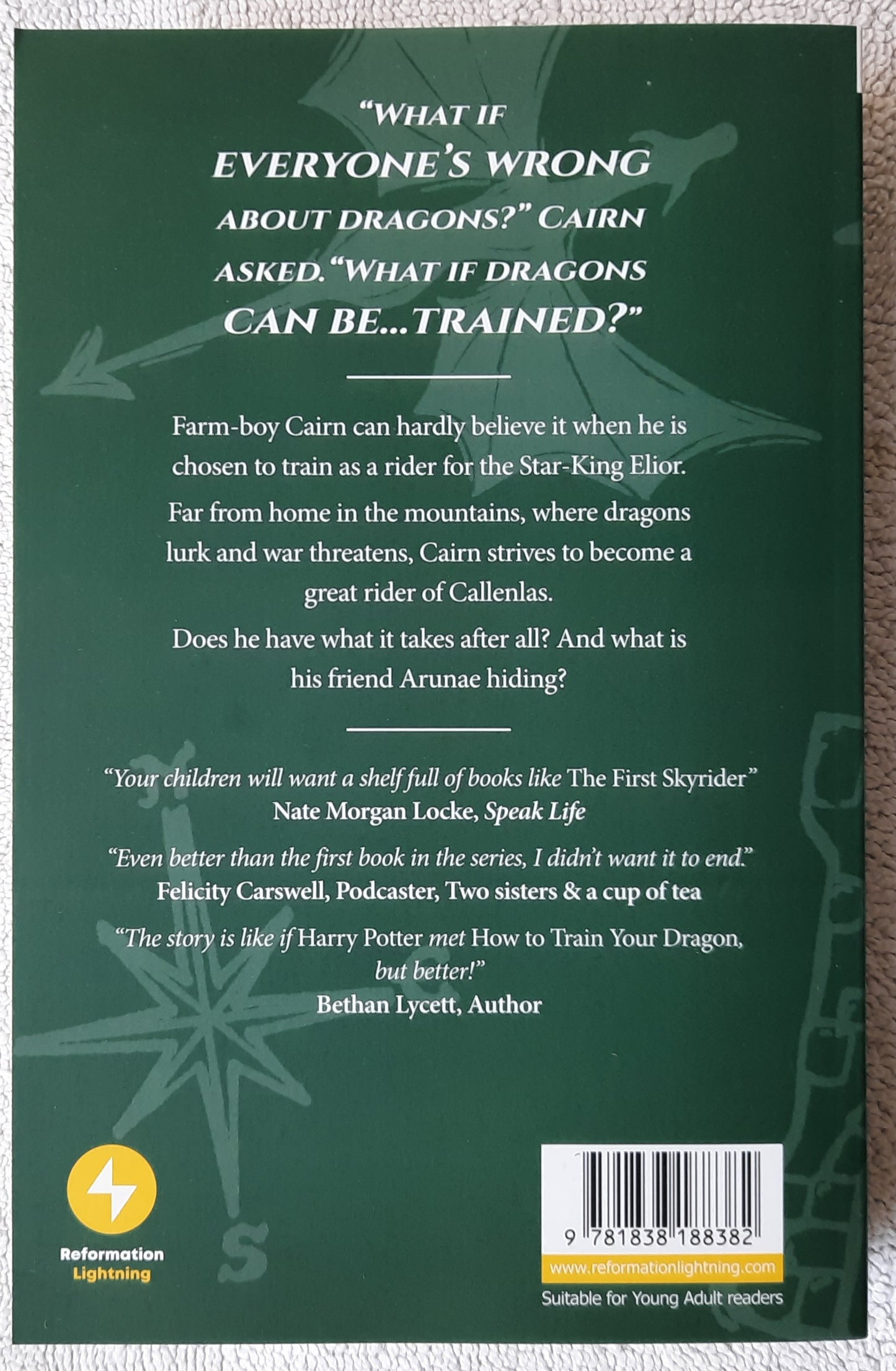 The First Skyrider by H.R. Hess (Callenlas Chronicles #2, New, 2022, Pbk, 368 pages, Reformation Lightning)