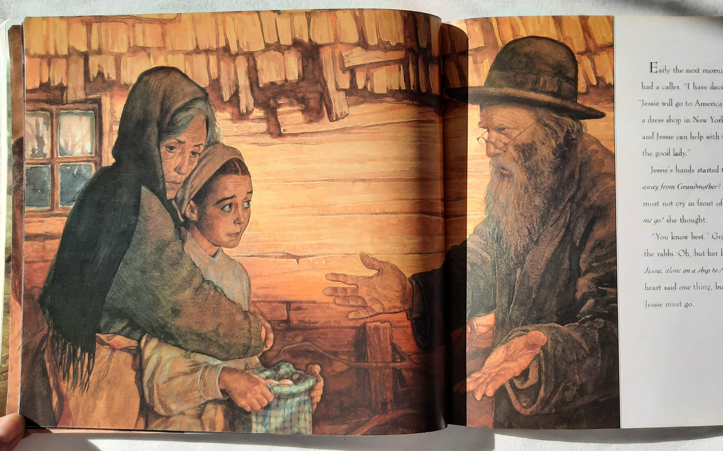 When Jessie Came Across the Sea by Amy Hest; P.J. Lynch (Very Good, 1997, Pbk, 40 pages, Scholastic)