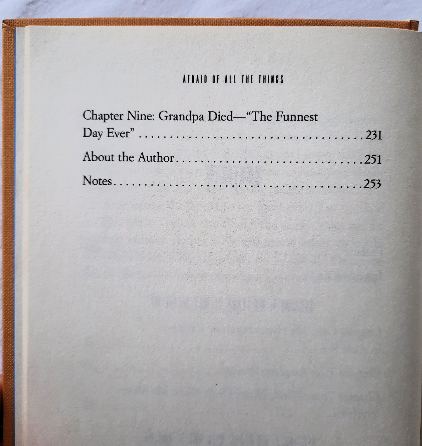 Afraid of All the Things by Scarlet Hiltibidal (Like new, 2019, HC, 253 pages, B&H Publishing)