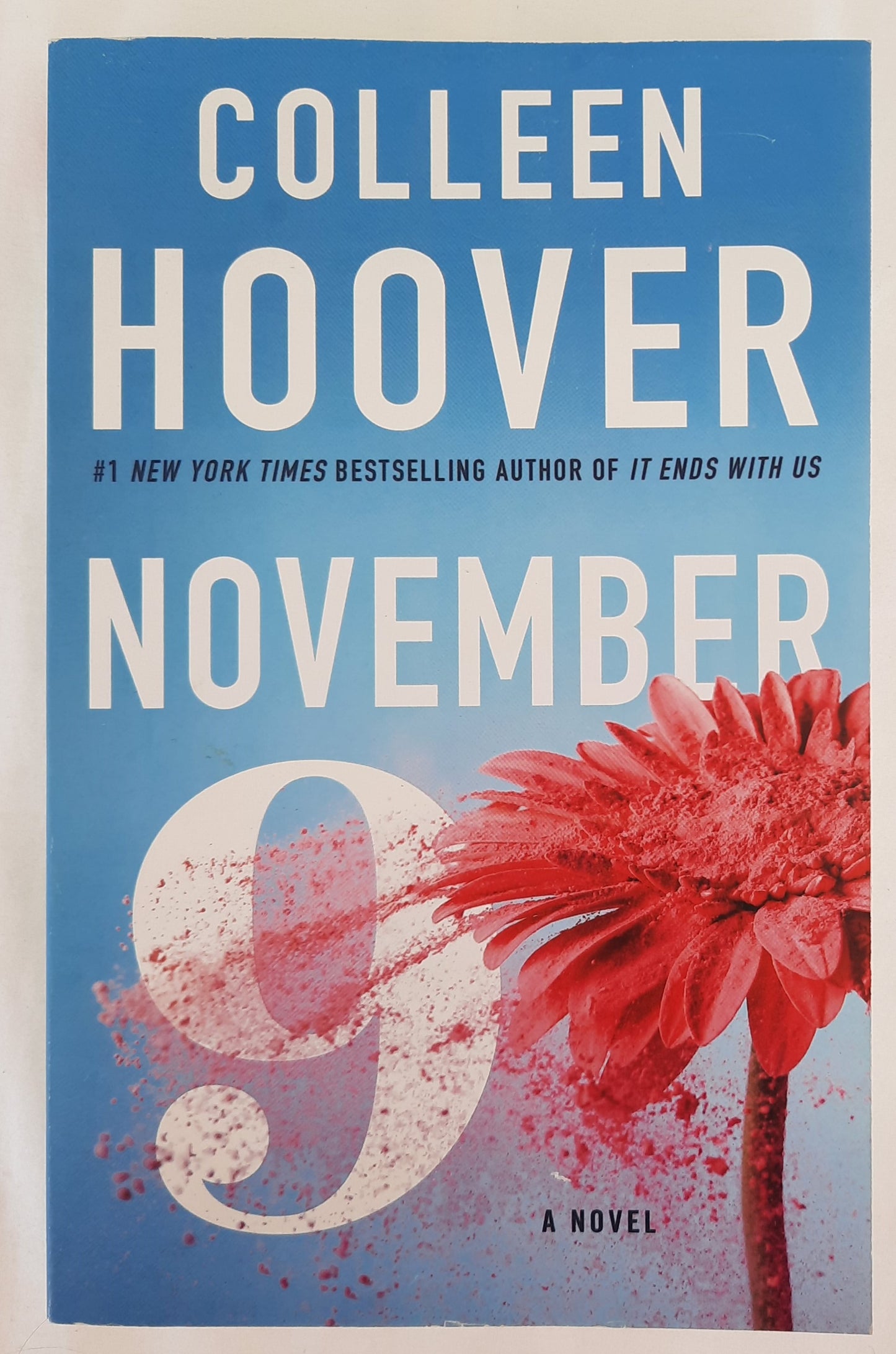 November 9 by Colleen Hoover (Very good, 2015, Pbk, 310 pages, Simon & Schuster)