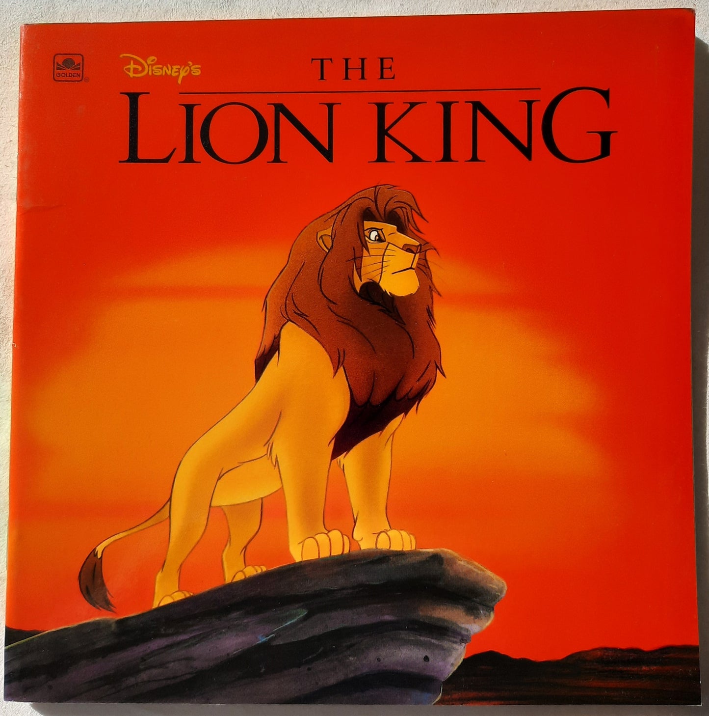 Disney's The Lion King adapted by Margo Hover (Very good, 1994, Pbk, 23 pages, Western Publishing Co.)