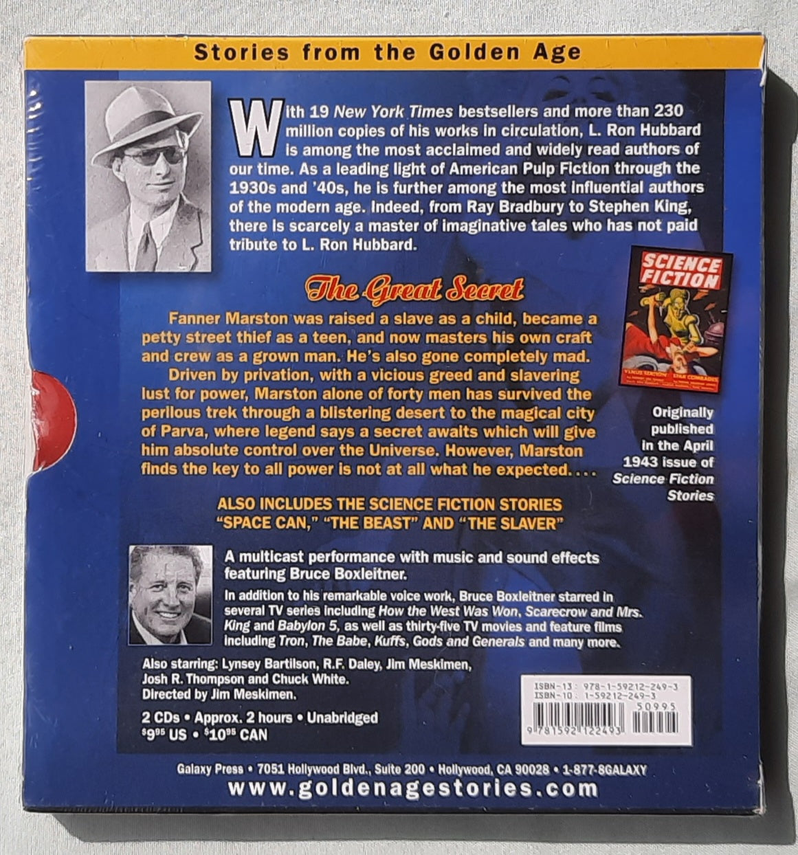 The Great Secret by L. Ron Hubbard (New, Multicast Unabridged Audiobook, 2008, Golden Age Stories)