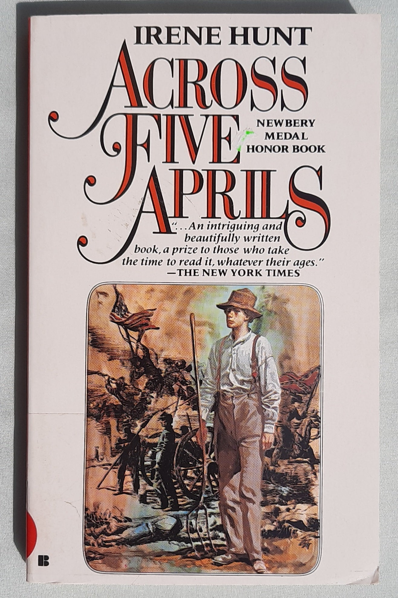Across Five Aprils by Irene Hunt (Good, 1986, Pbk, 190 pages, Berkley Books)