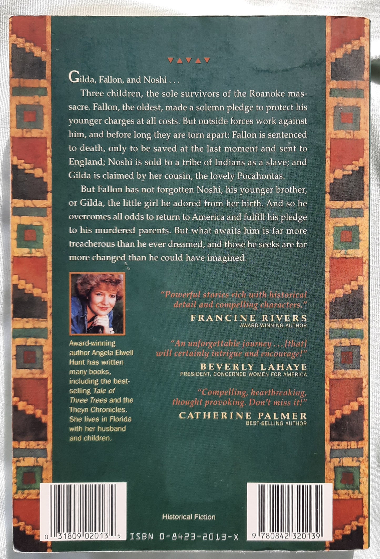 Jamestown by Angela Elwell Hunt (Keepers of the Ring #2, Very good, 1996, Pbk, 422 pages, Tyndale)