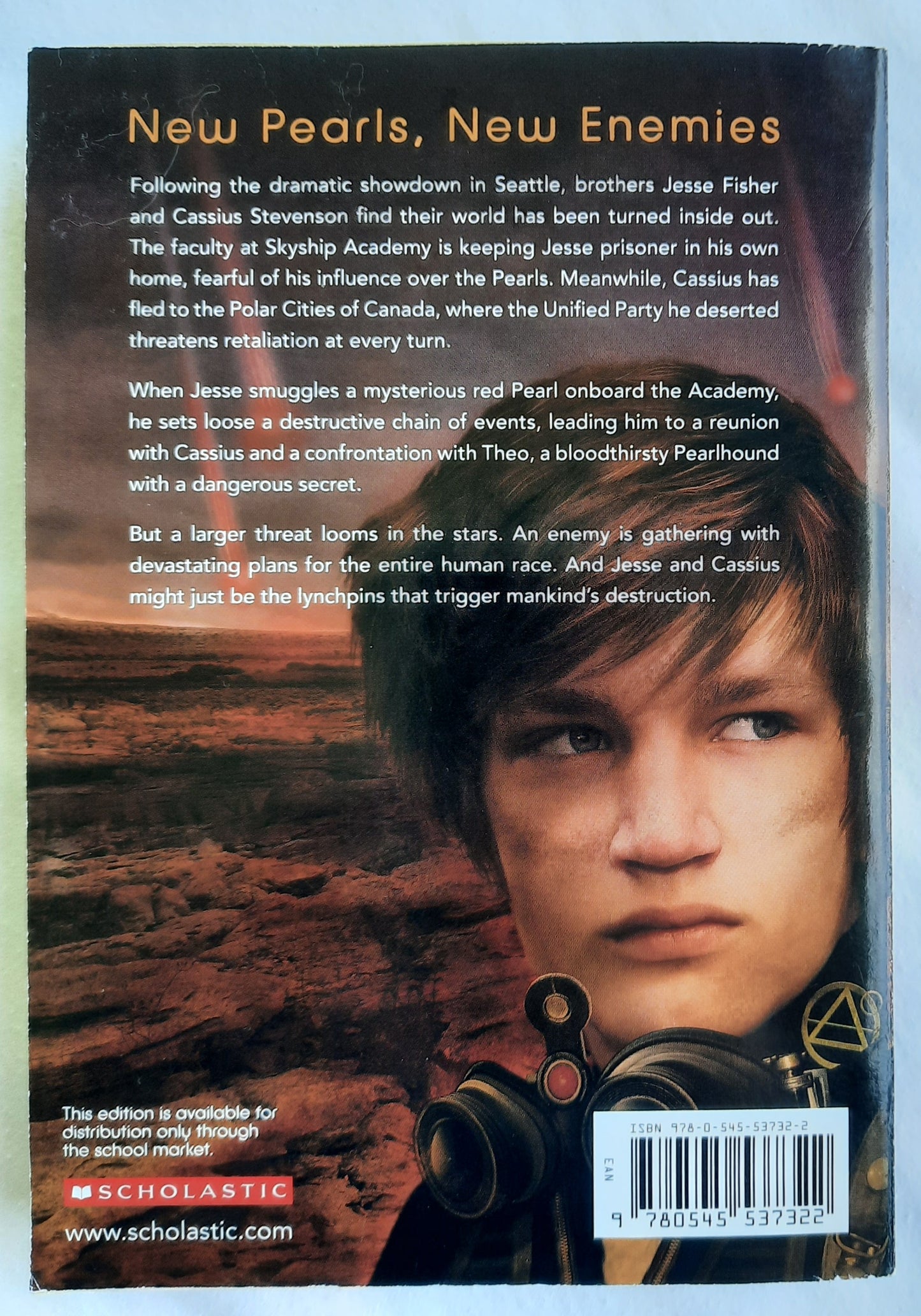 Crimson Rising #2: Skyship Academy by Nick James (Very good, 2013, Pbk, 355 pages, Scholastic)