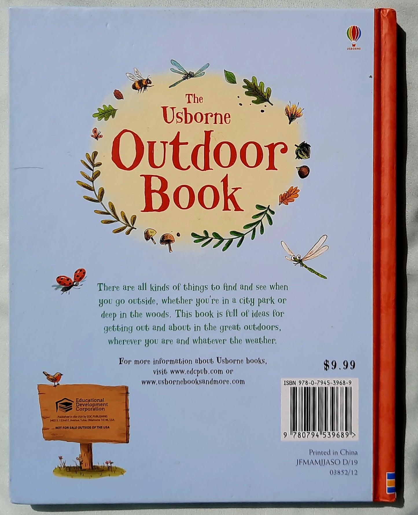 The Usborne Outdoor Book by Alice James; Emily Bone (Very good, 2016, HC, 64 pages, Usborne Books)