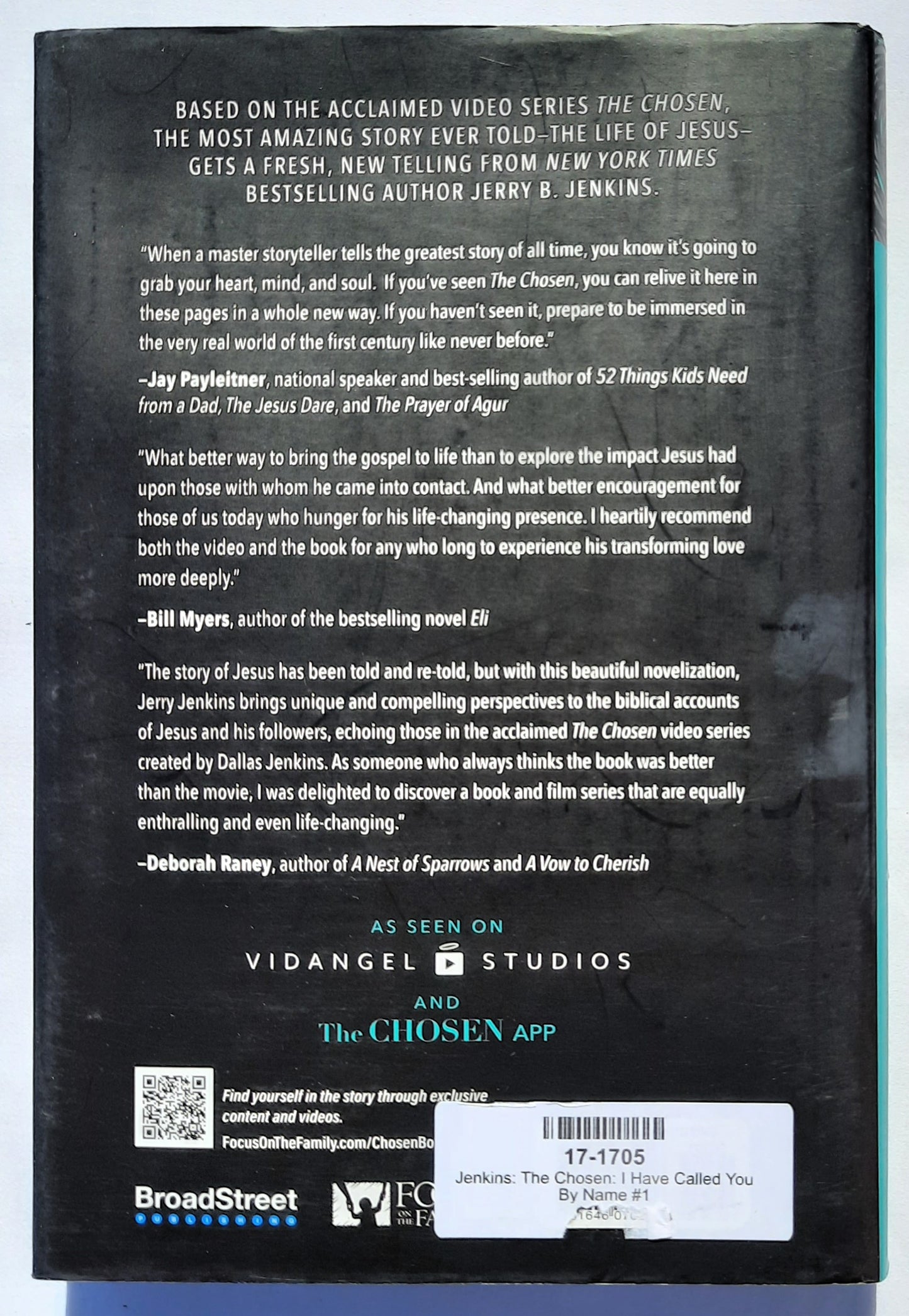 The Chosen: I Have Called You By Name #1 by Jerry B. Jenkins (New, 2021, HC, 320 pages, Broadstreet)