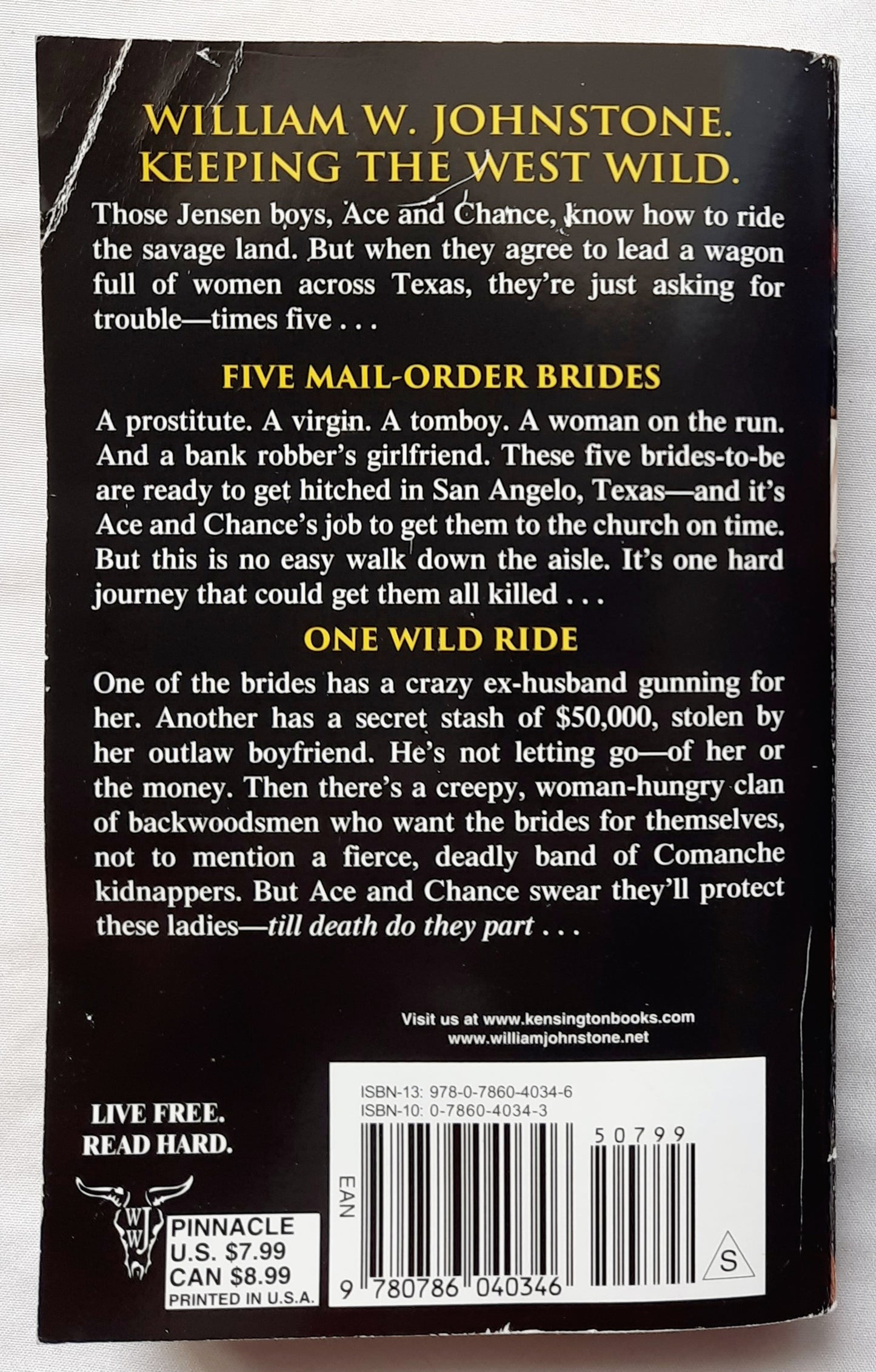 Those Jensen Boys! Ride the Savage Land by William W. Johnstone; J.A. Johnstone (Good, 2018, PBK, 378 pages, Kensington Books)