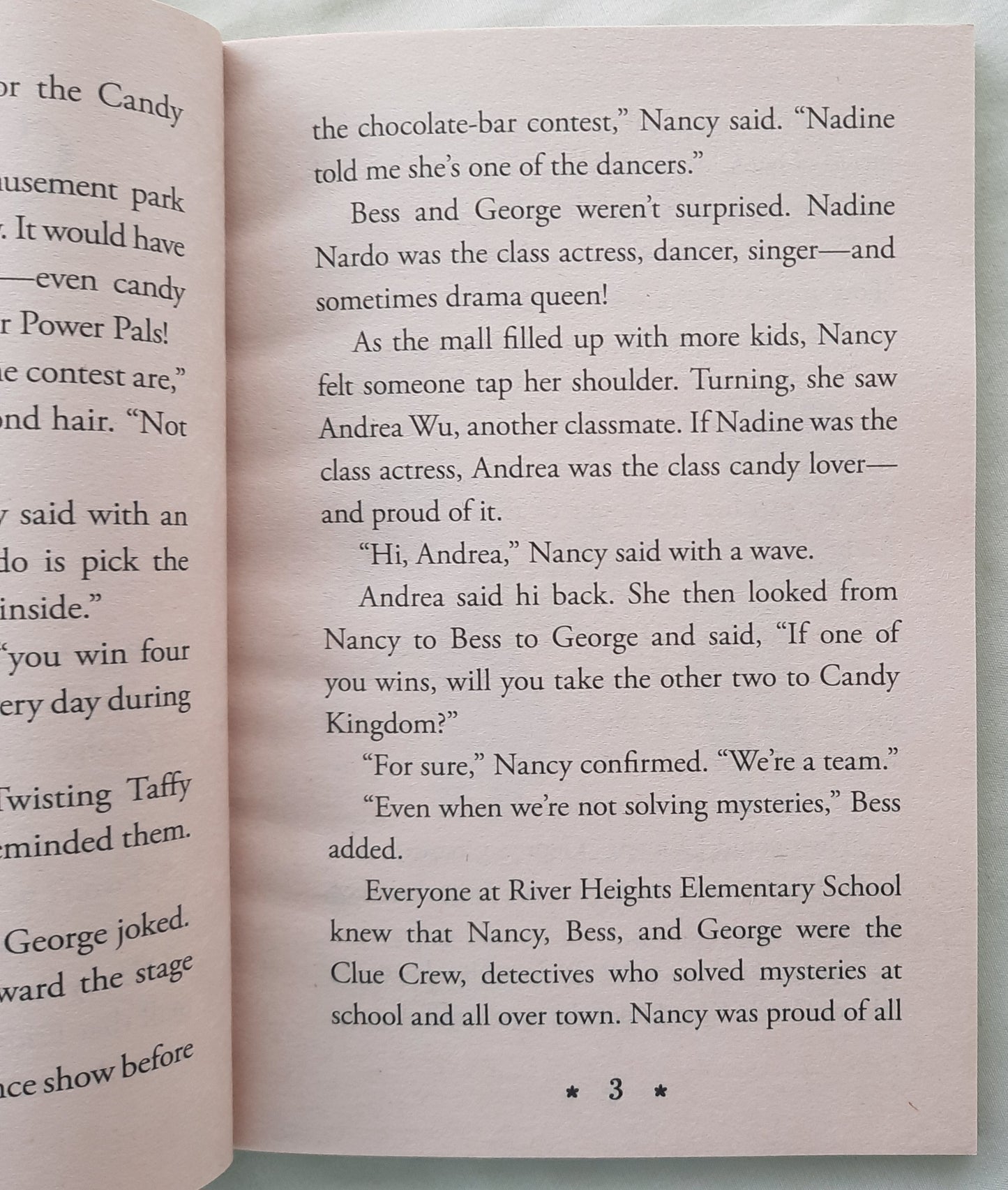 Candy Kingdom Chaos by Carolyn Keene (Nancy Drew Clue Book, New, 2017, Pbk, 81 pages, Scholastic)