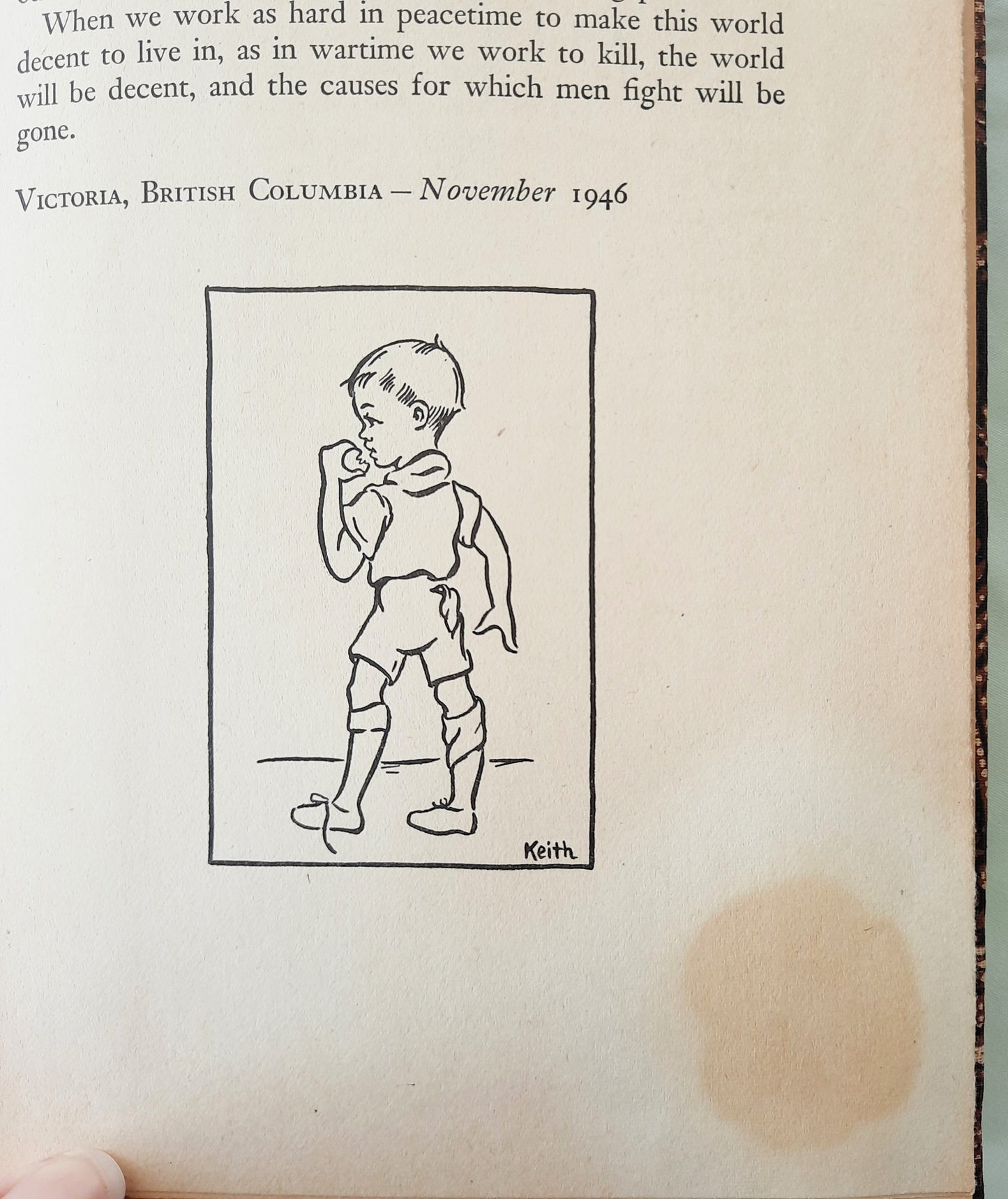 Three Came Home by Agnes Newton Keith (Good, 1947, HC, 317 pages, Little, Brown and Co.)