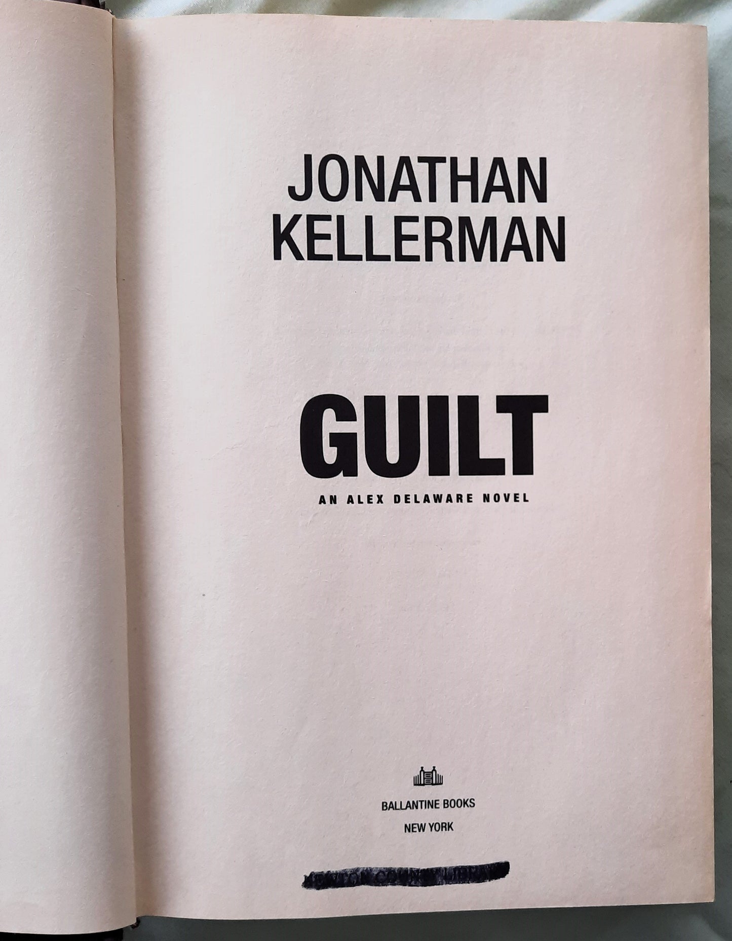 Guilt by Jonathan Kellerman (Alex Delaware #28, Good, 2013, HC, 378 pages, Ballantine Books)