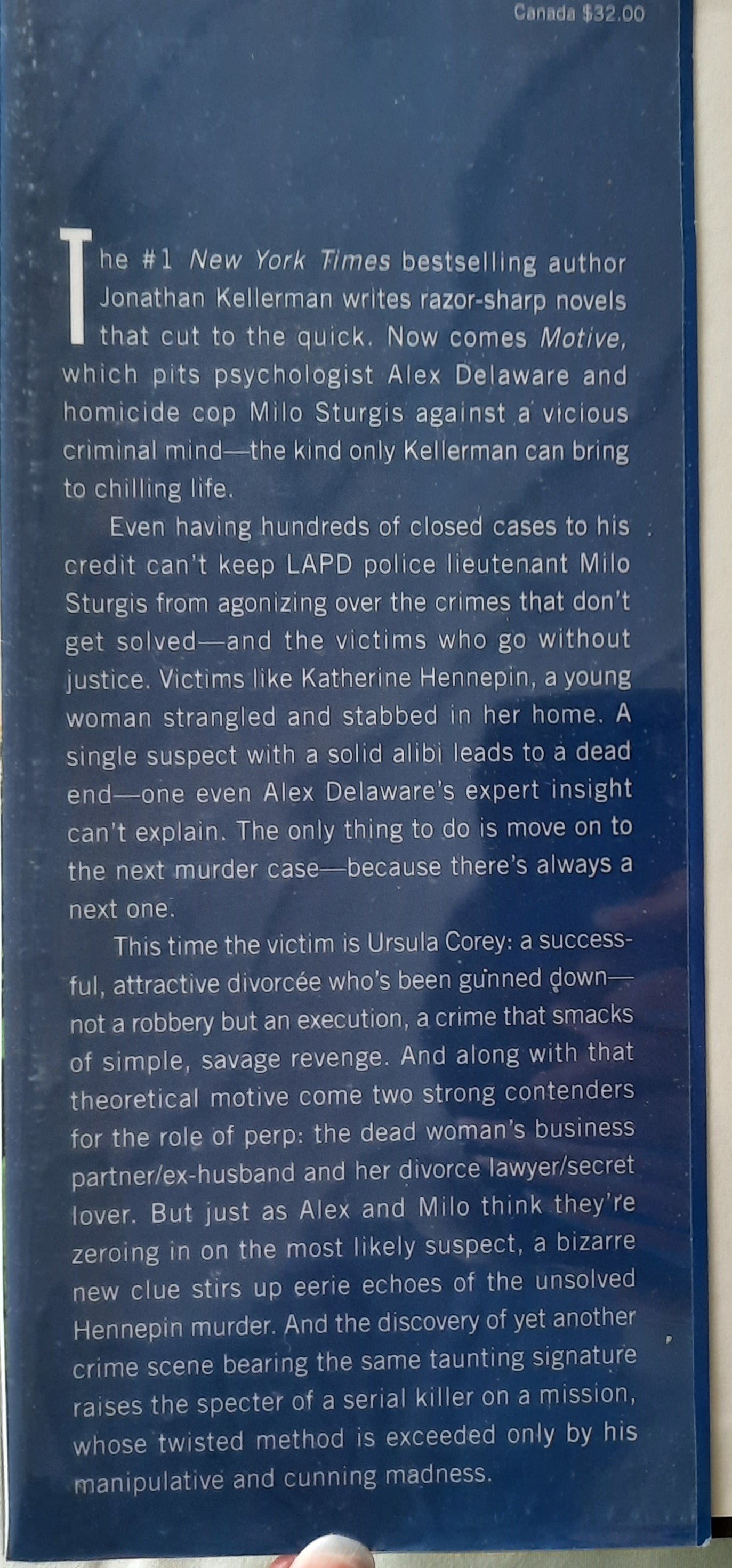 Motive by Jonathan Kellerman (Alex Delaware #30, Good, 2015, HC, 336 pages, Ballantine Books)