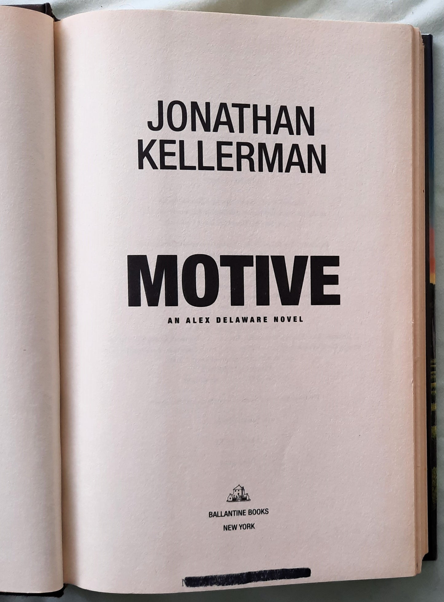 Motive by Jonathan Kellerman (Alex Delaware #30, Good, 2015, HC, 336 pages, Ballantine Books)
