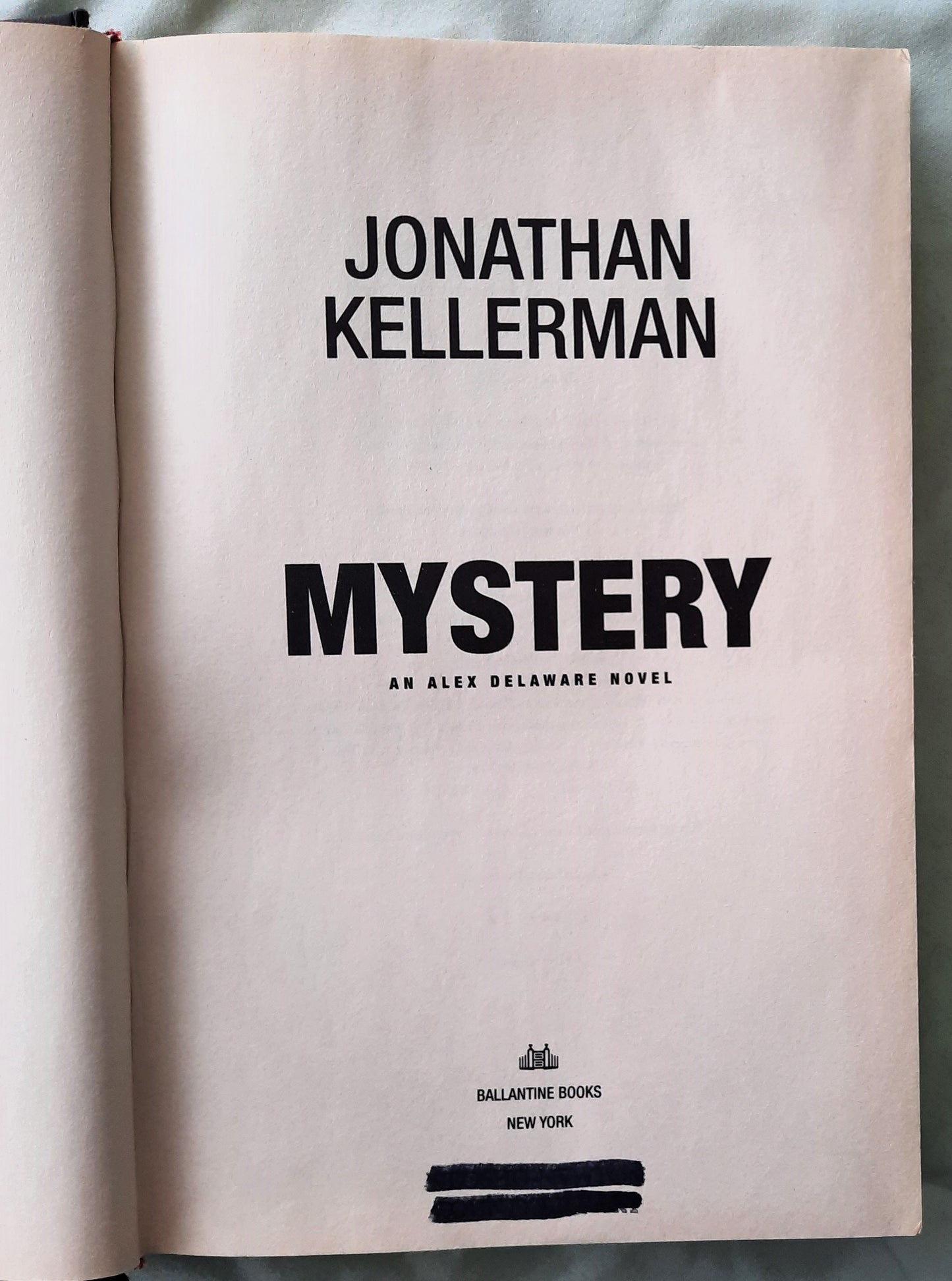 Mystery by Jonathan Kellerman (Alex Delaware #26, Good, 2011, HC, 320 pages, Ballantine Books)