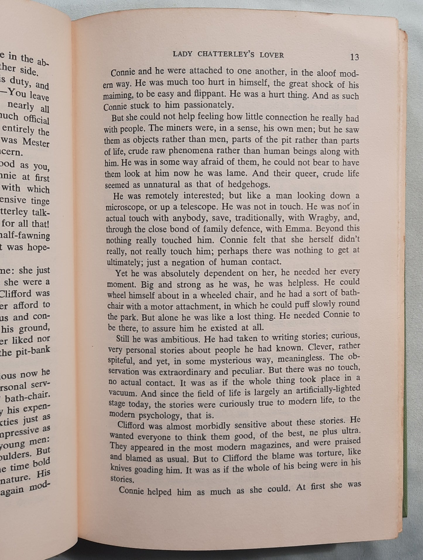 Lady Chatterley's Lover by D.H. Lawrence (Very good, 1928, HC, 313 pages, Nelson Doubleday)