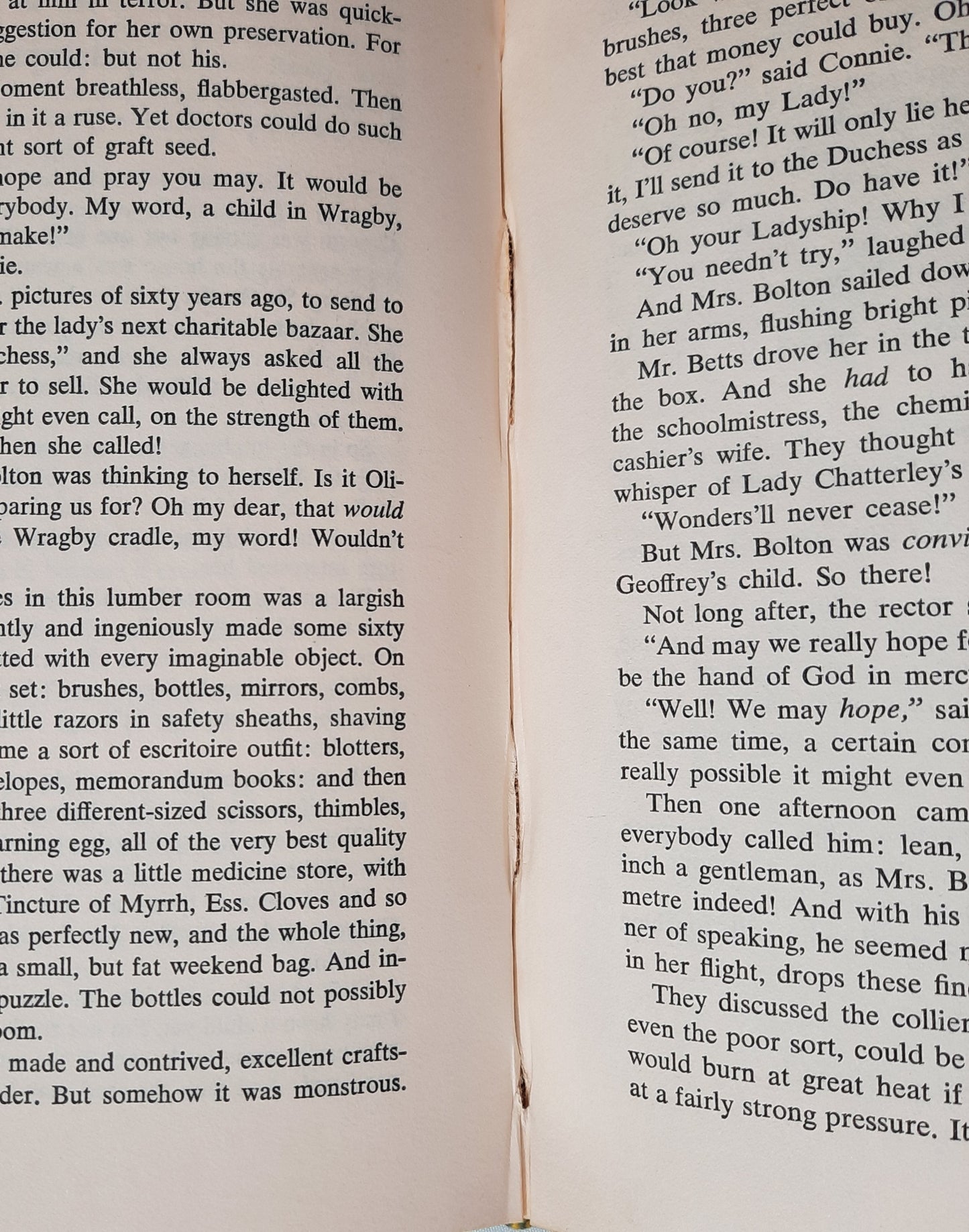 Lady Chatterley's Lover by D.H. Lawrence (Very good, 1928, HC, 313 pages, Nelson Doubleday)