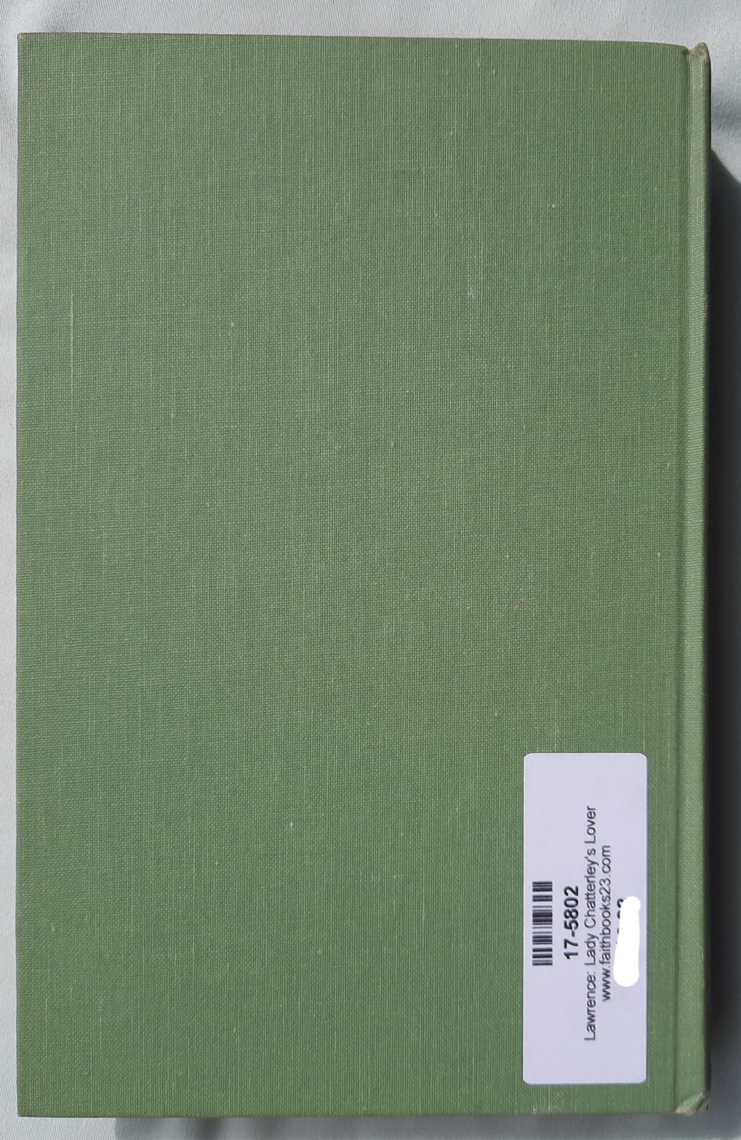 Lady Chatterley's Lover by D.H. Lawrence (Very good, 1928, HC, 313 pages, Nelson Doubleday)