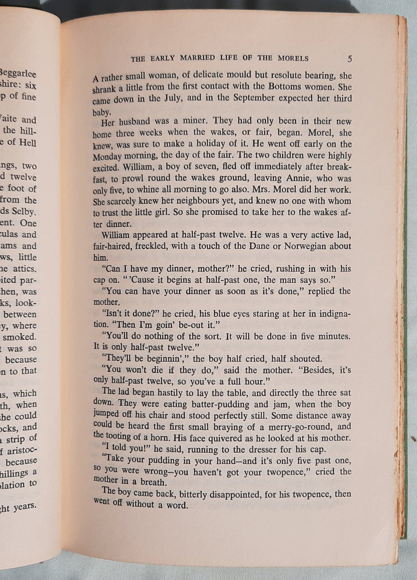 Sons and Lovers by D.H. Lawrence (Very good, 1913, HC, 436 pages, The Viking Press)