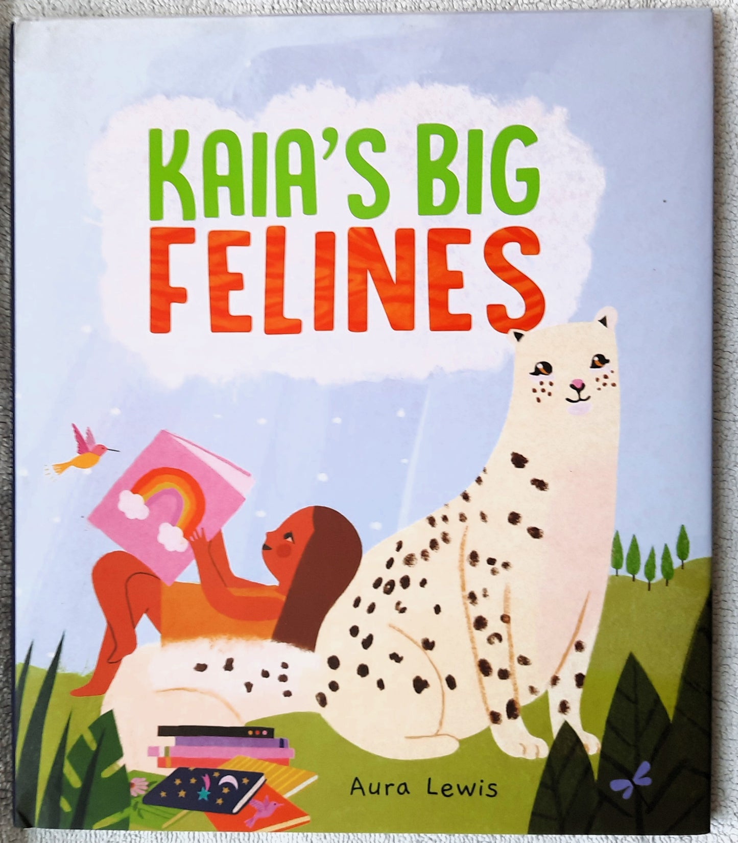 Kaia's Big Felines by Aura Lewis (New, 2023, HC, 32 pages, Beaming Books)