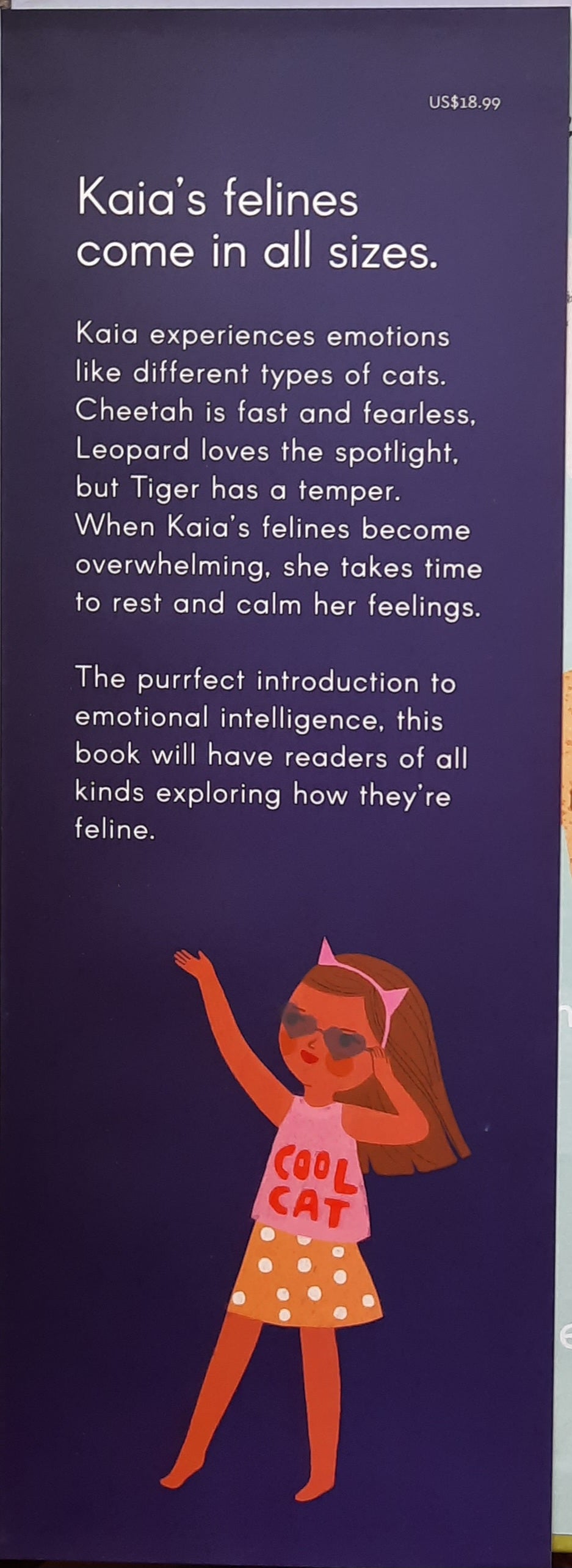 Kaia's Big Felines by Aura Lewis (New, 2023, HC, 32 pages, Beaming Books)